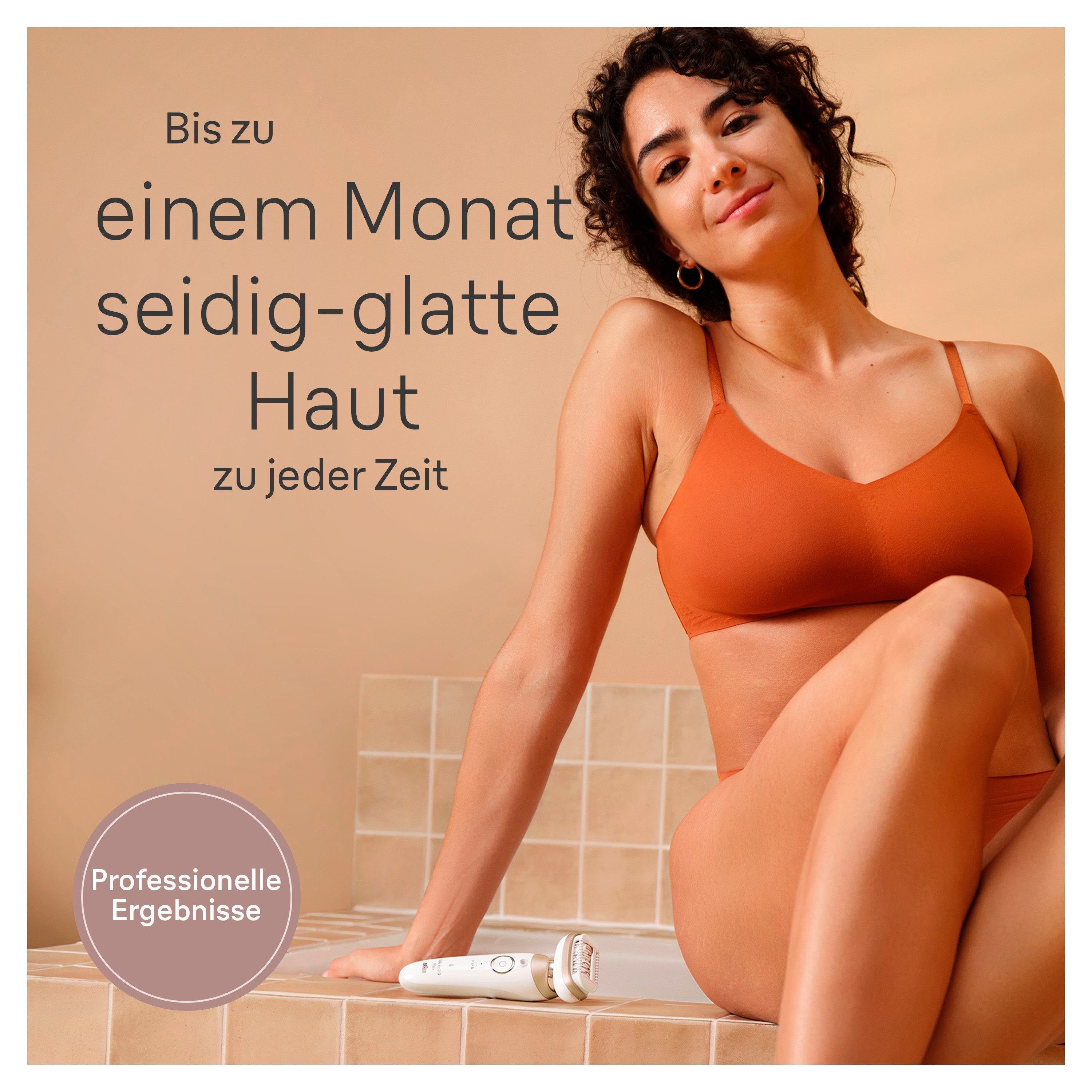 Braun Epilator Silk-épil Flex 9 9-071 met scheeropzetstuk, trimmeropzetstuk & massageopzetstuk