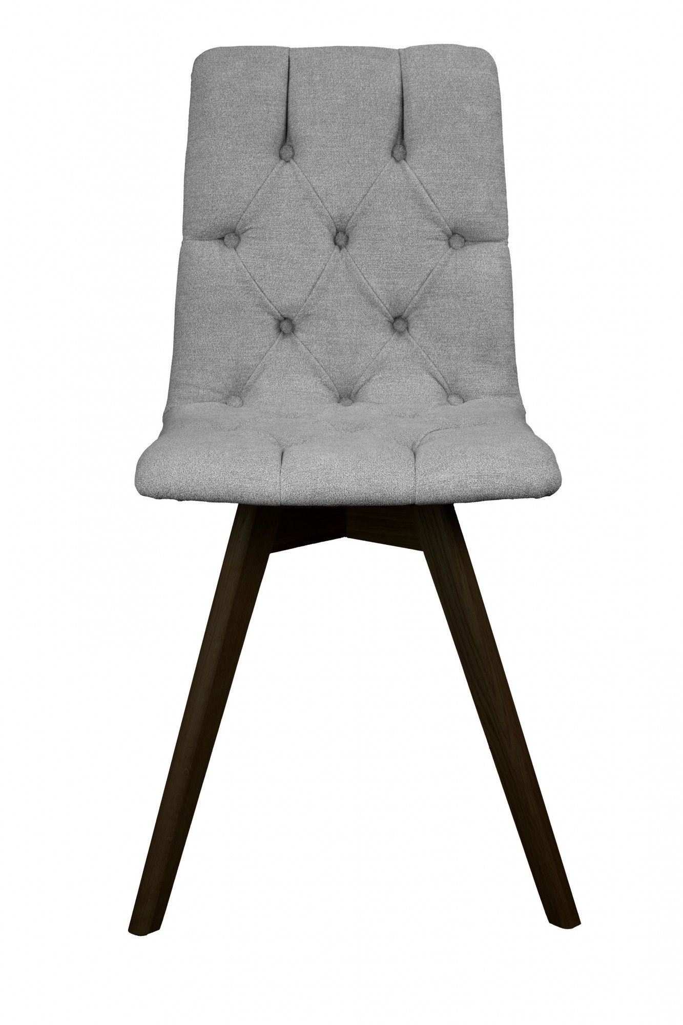 andas Eetkamerstoel Rania met massief houten poten (set, 2 stuks)