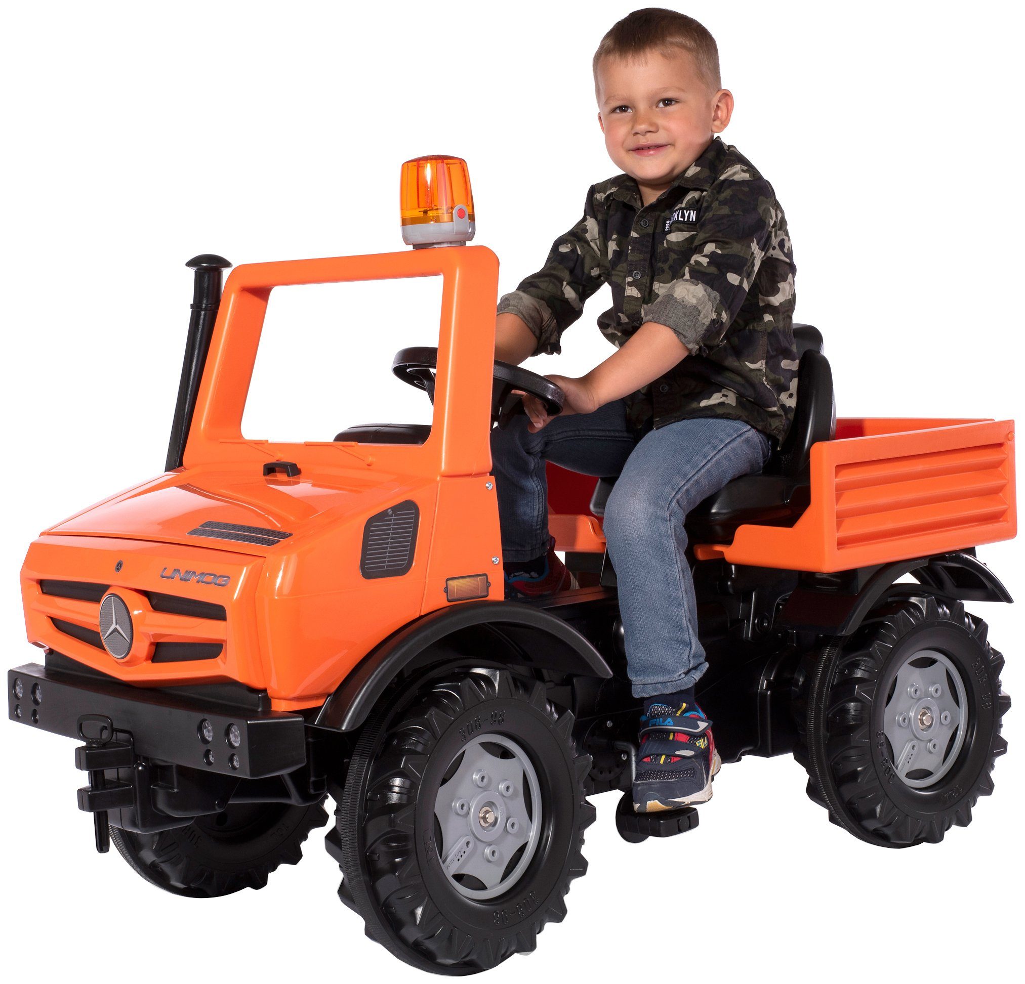 rolly toys® Trapauto RollyUnimog Service inclusief rollyflashlight