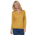 ambria shirt met lange mouwen shirt (1-delig) geel