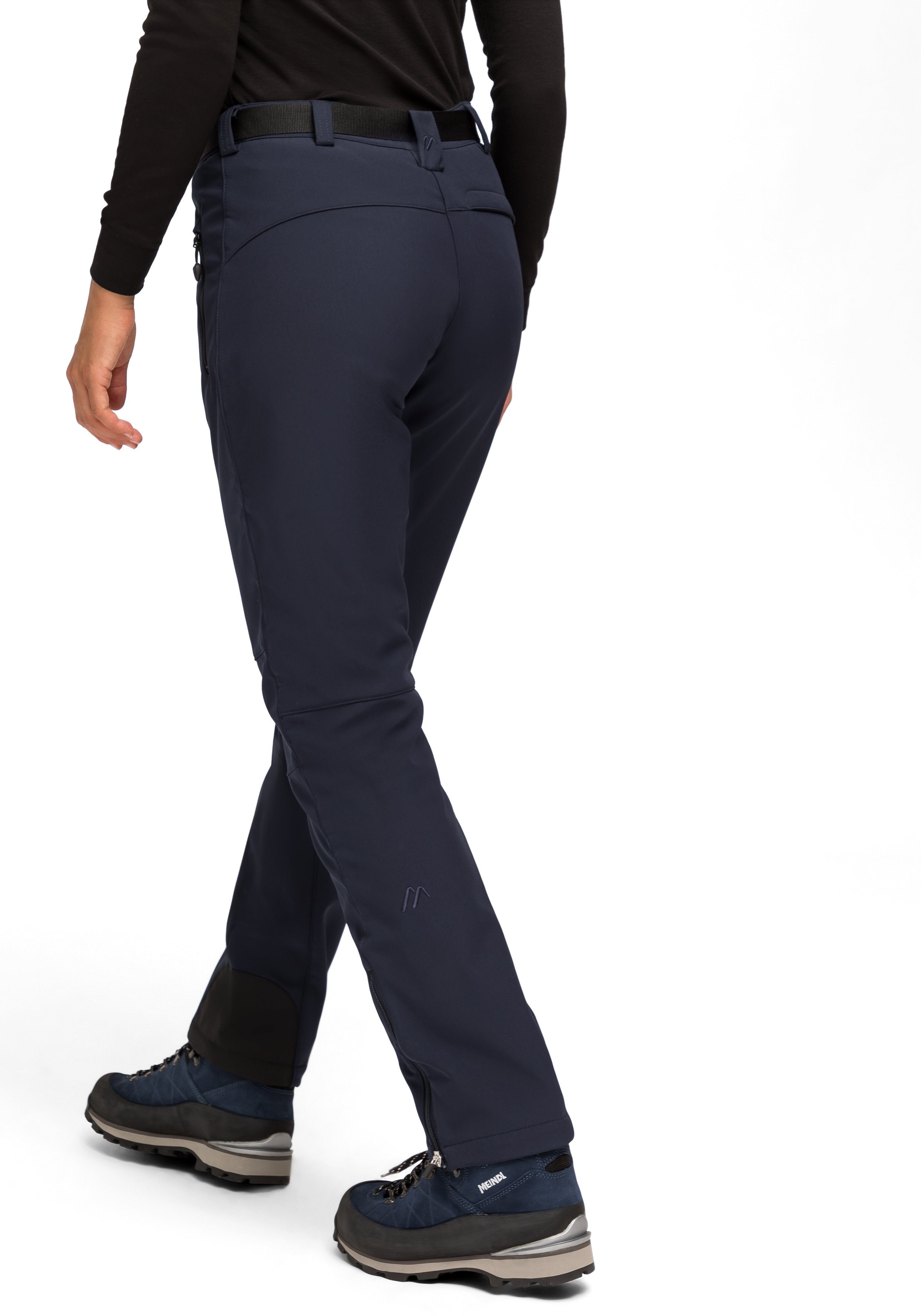Maier Sports Functionele broek Tech Pants W Warme softshell-broek, elastisch en winddicht