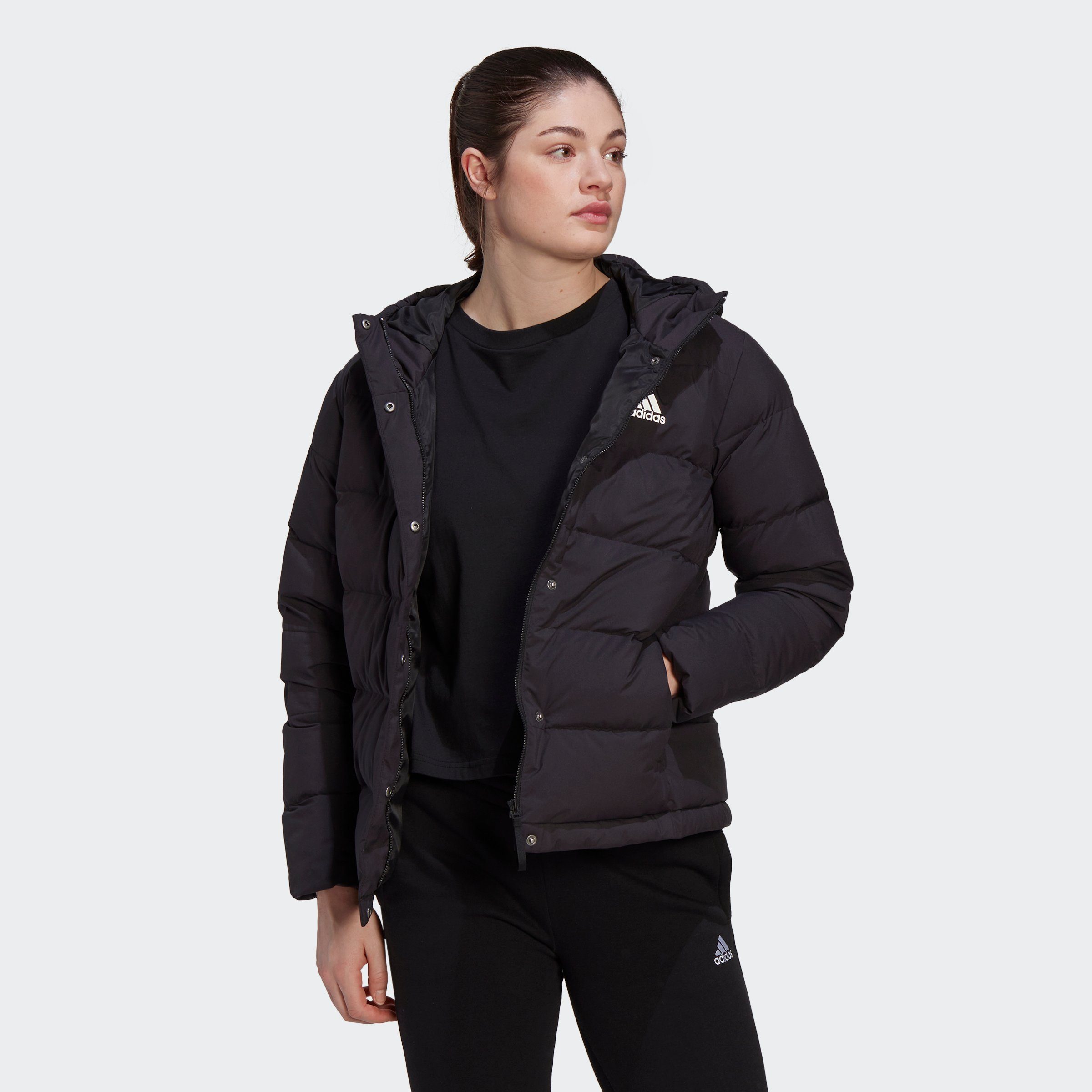 adidas Sportswear Outdoorjack HELIONIC HOODED donsjack