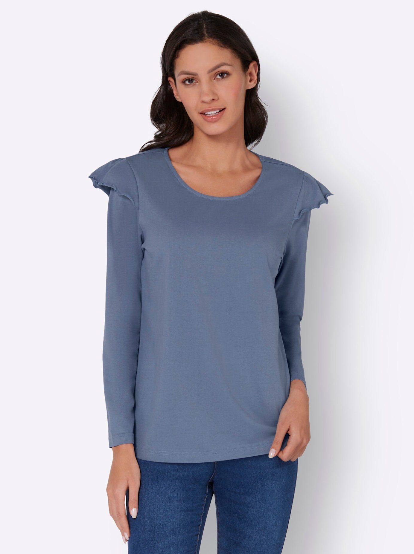 Classic Basics Shirt met lange mouwen (1-delig)