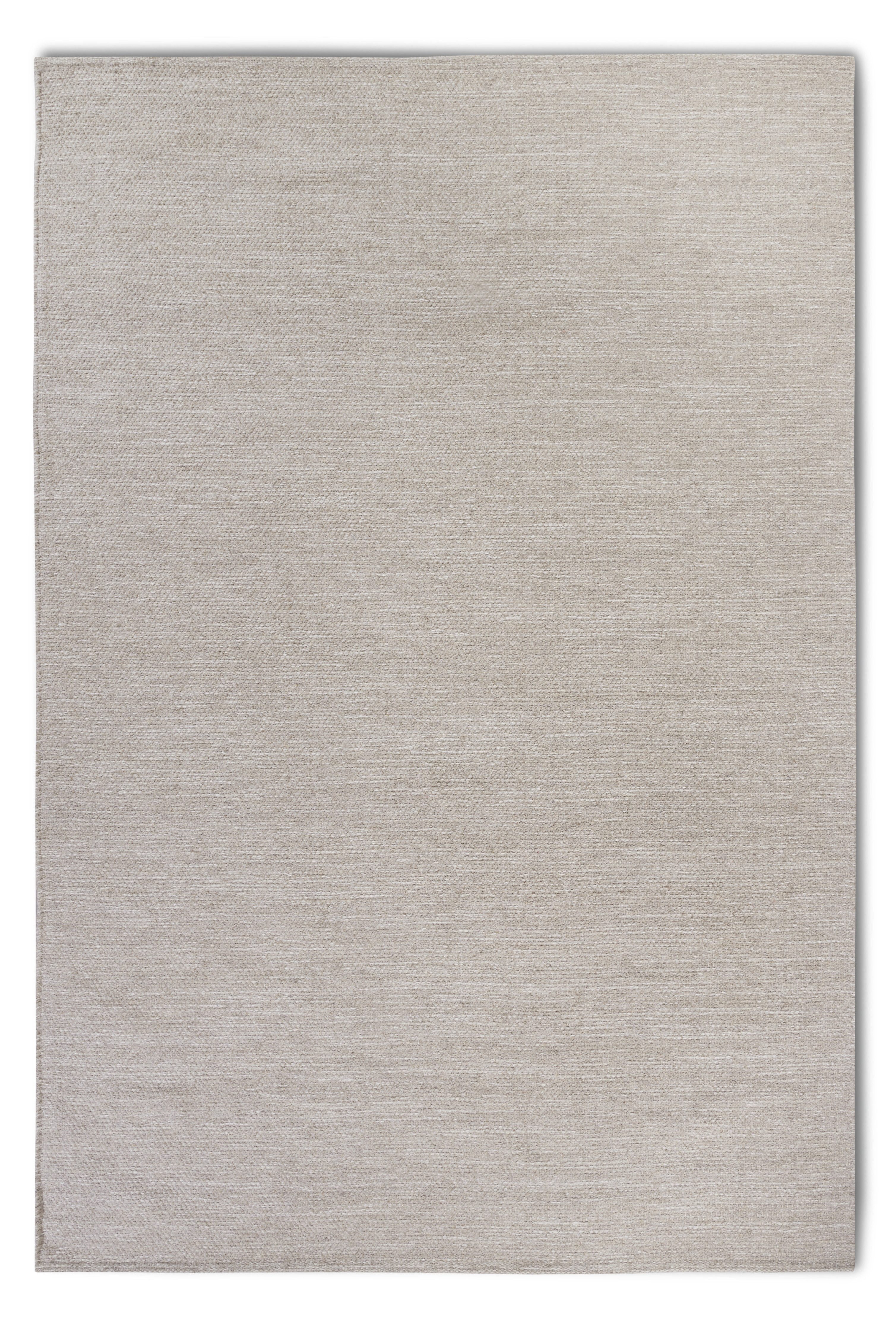 ELLE DECORATION Wollen kleed Pradesh Handgeweven, wol, natuur, loper, woonkamer, slaapkamer, Scandi