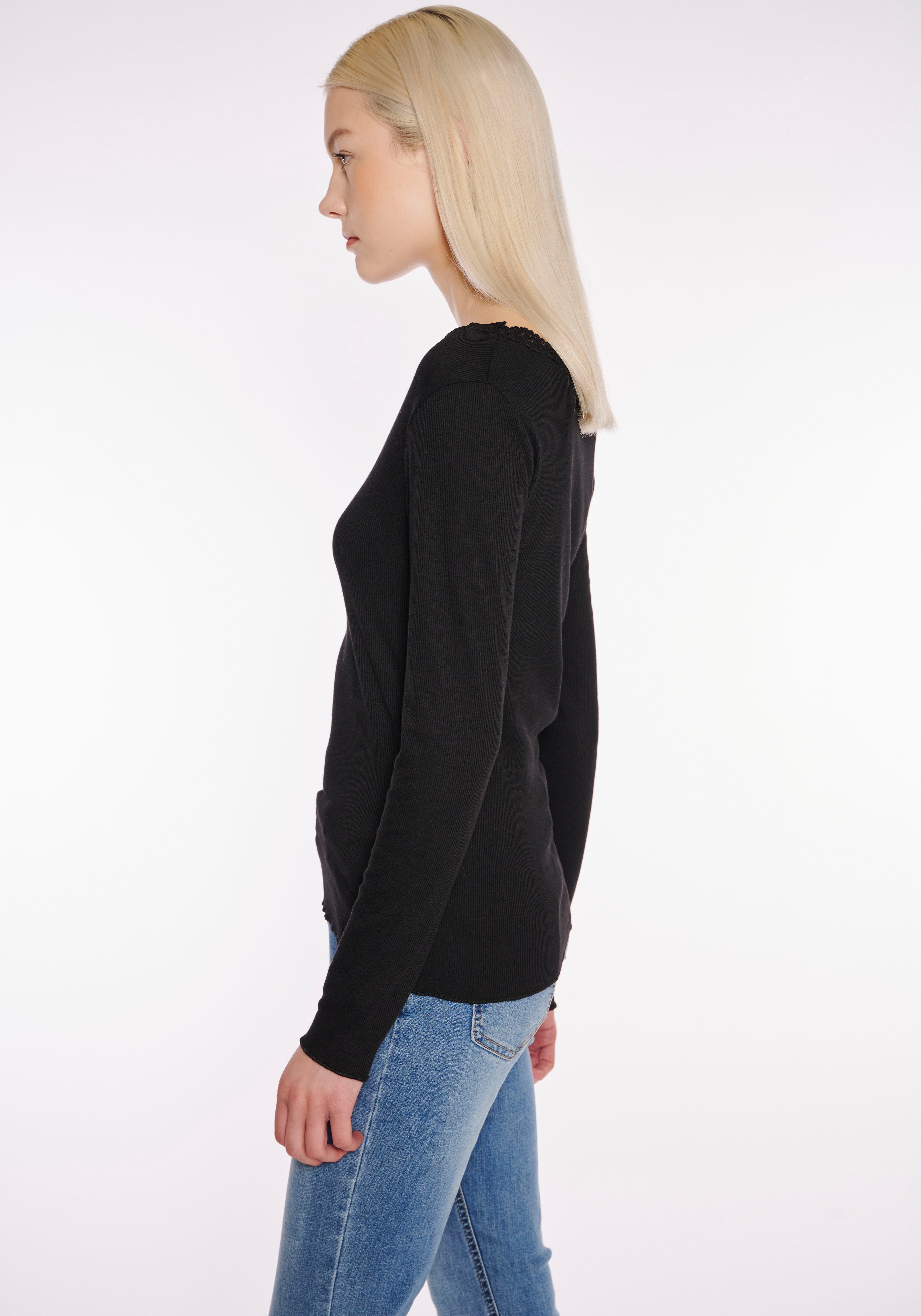 HaILYS Shirt met lange mouwen LS V TP Fi44ona