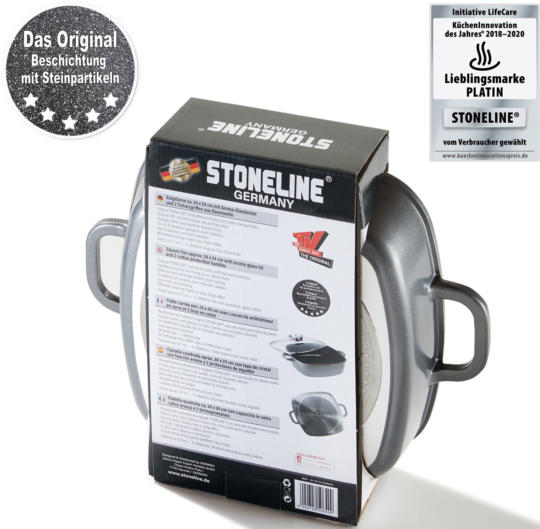 STONELINE Serveerpan Inductie (1-delig)