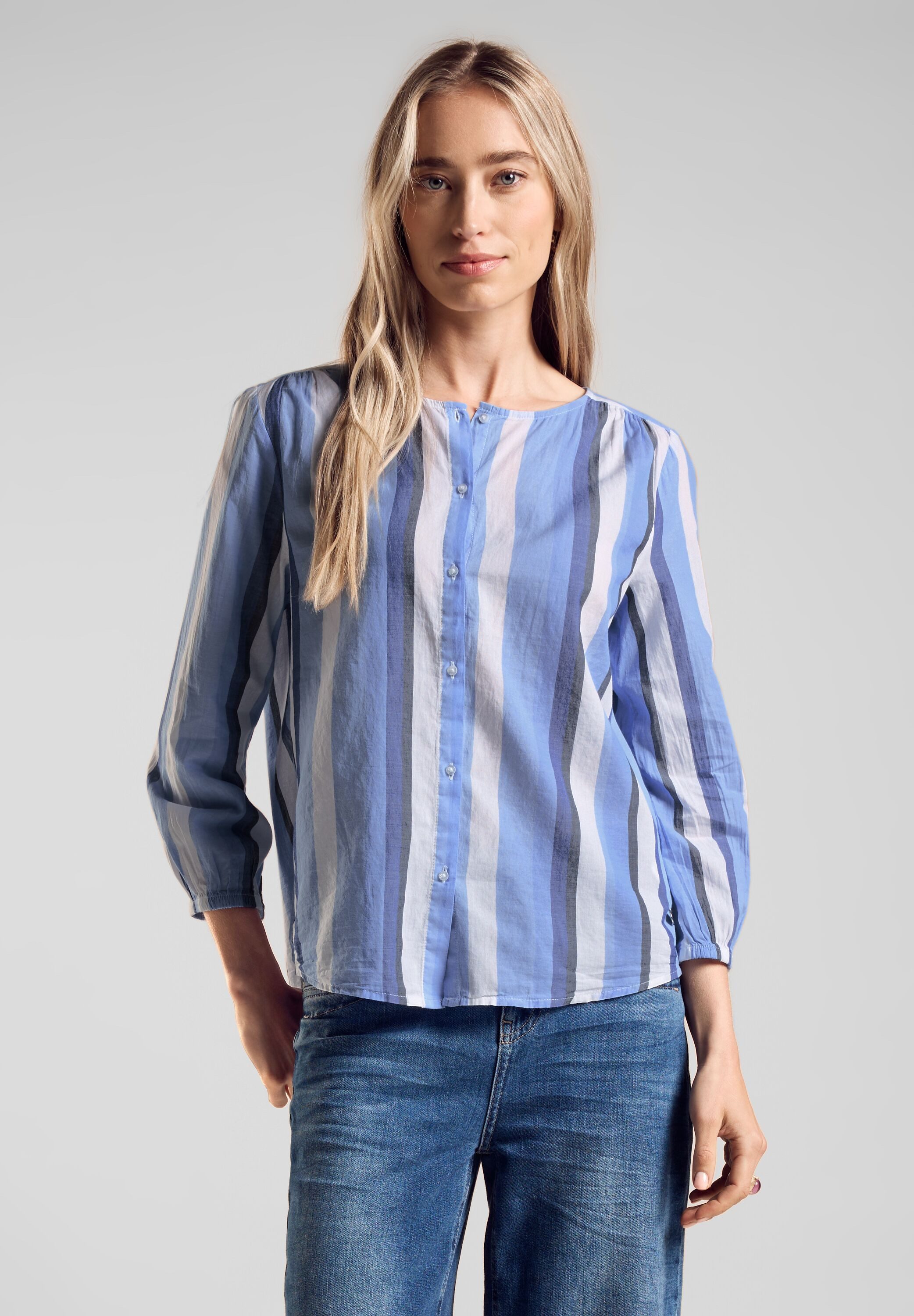 STREET ONE Blouse met lange mouwen