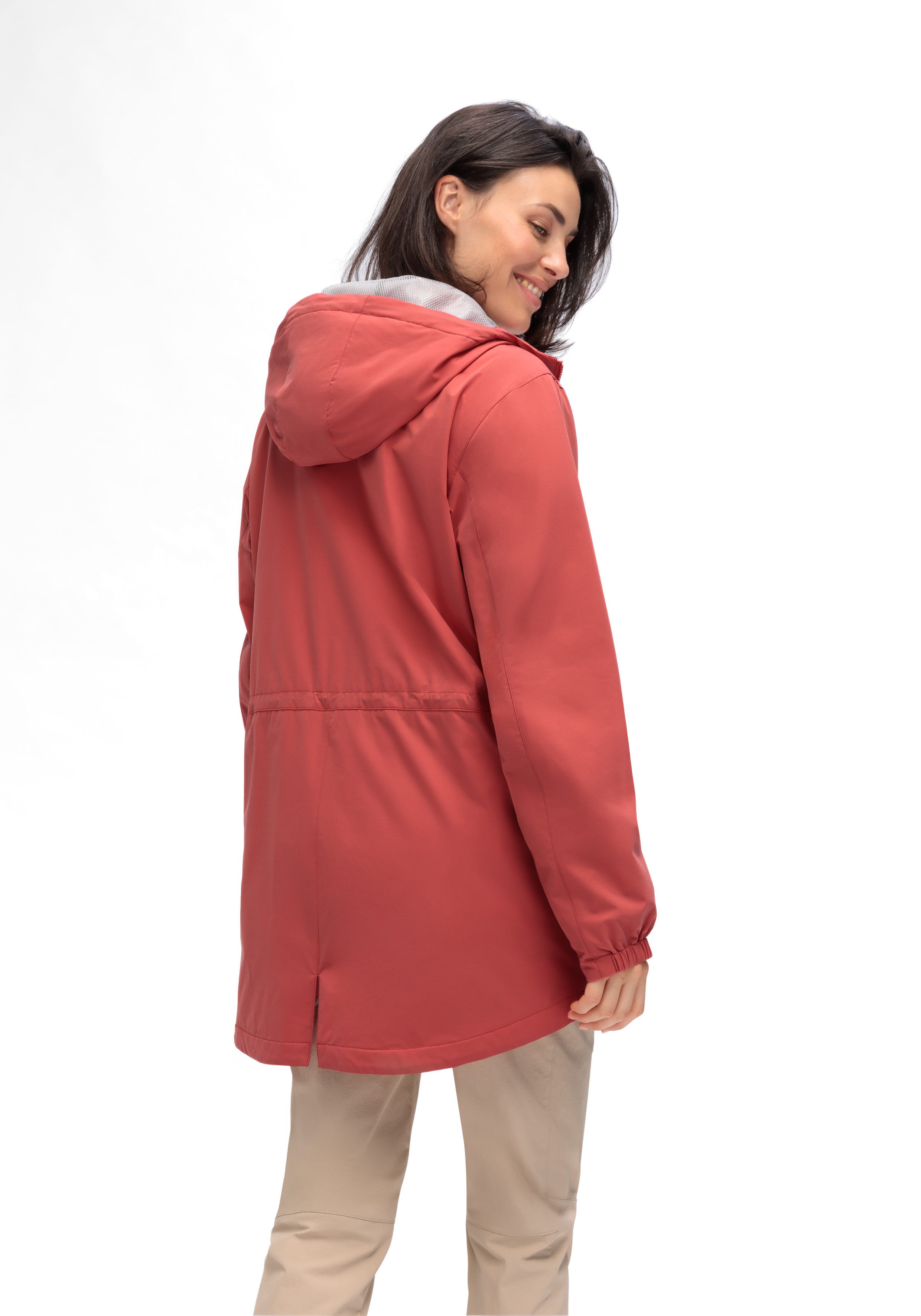 Maier Sports Parka ArorA Loop W Dames jacke waterdicht, outdoorjacke, 3 buitenzakken + binnenzak