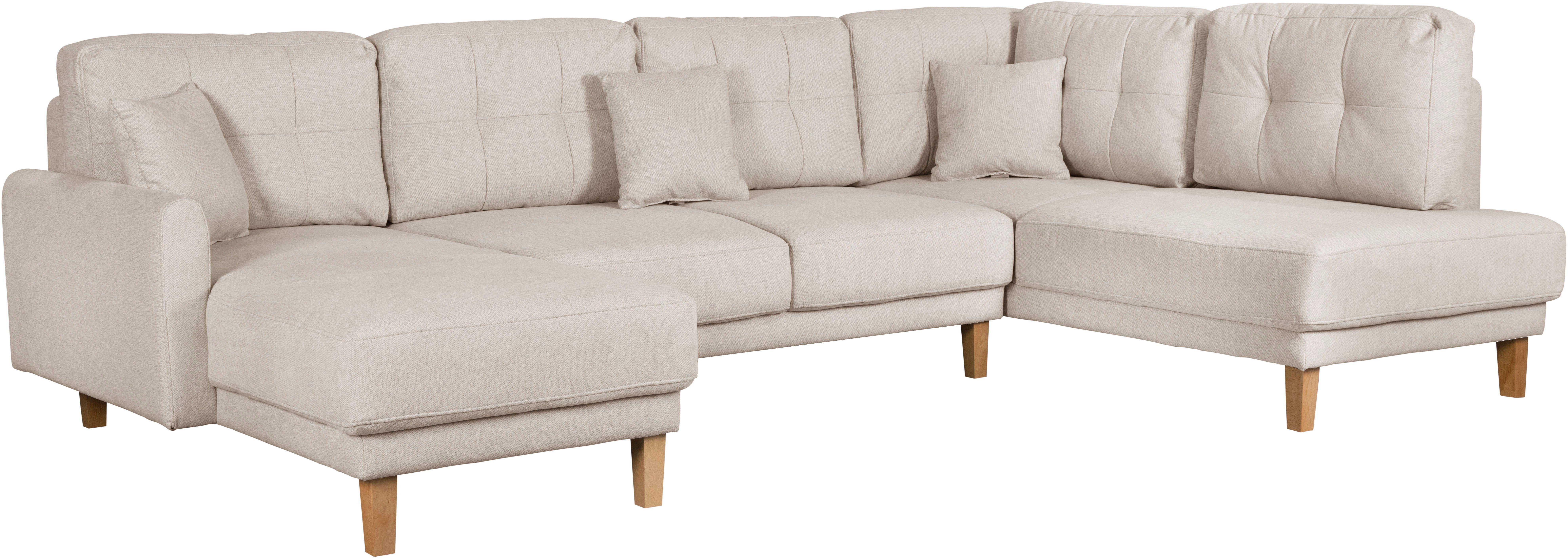 Home affaire Zithoek TRIPLO U-vorm optioneel met slaapfunctie, B/D/H: 310/192/90 cm (3-delig)