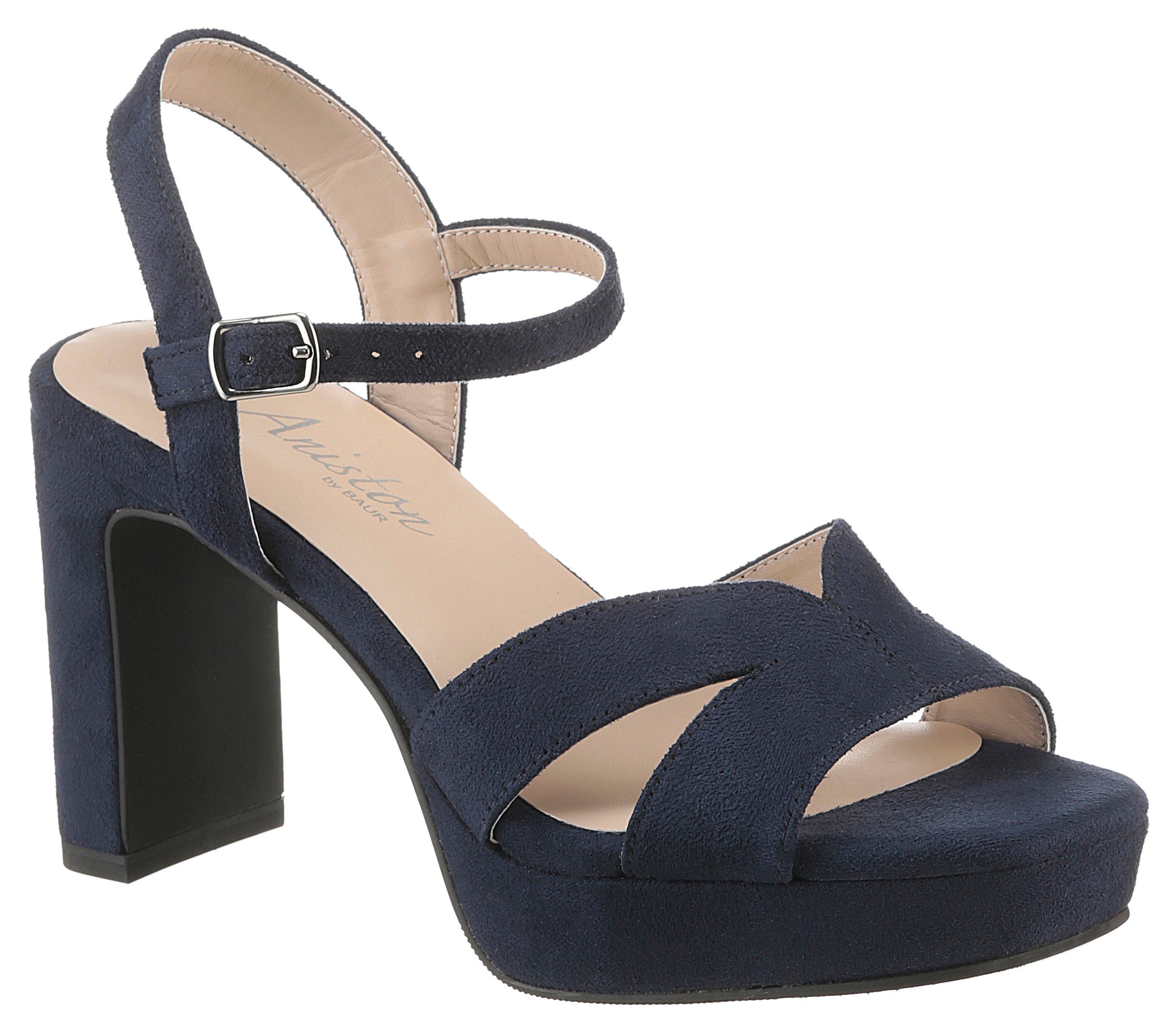 Aniston SHOES Highheel sandaaltjes , zomerschoen, avond sandaal, sleehak - nieuwe collectie