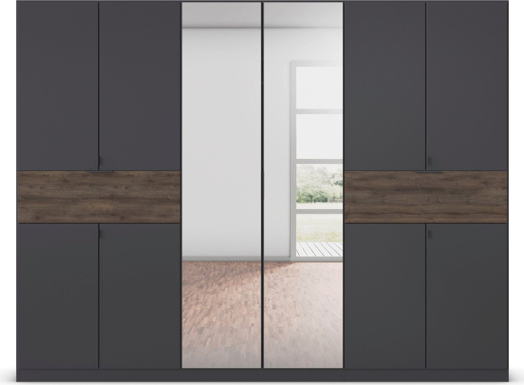 rauch Draaideurkast Kledingkast kast garderobe waskast TICAO met 2 ruime lades, veel opbergruimte made in germany