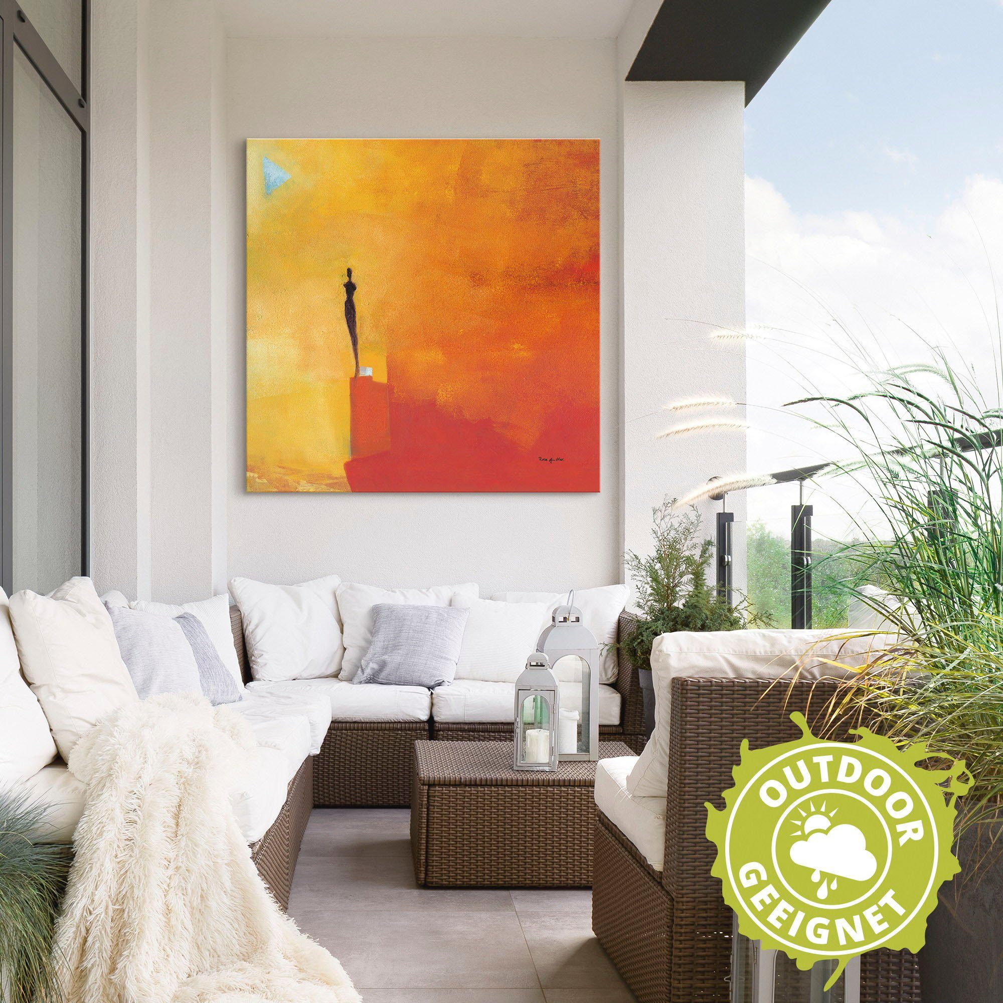 Artland Aluminium dibond print Gigantisch - abstract geschikt voor binnen en buiten, buitenafbeelding