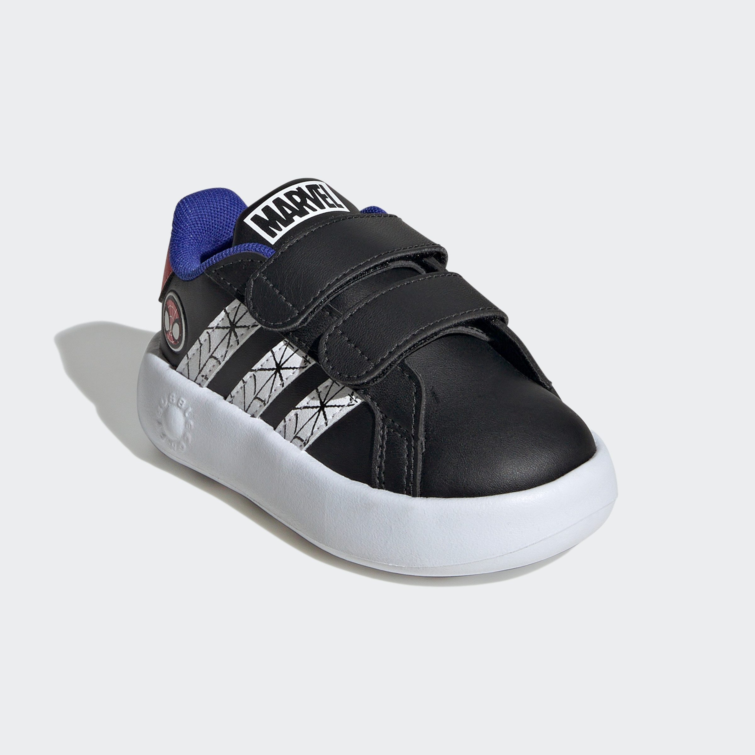 adidas Sportswear Klittenbandschoenen ADIDAS MARVEL SPIDER-MAN KINDER GRAND COURT SCHOEN Design geïnspireerd op de adidas Superstar, voor kinderen