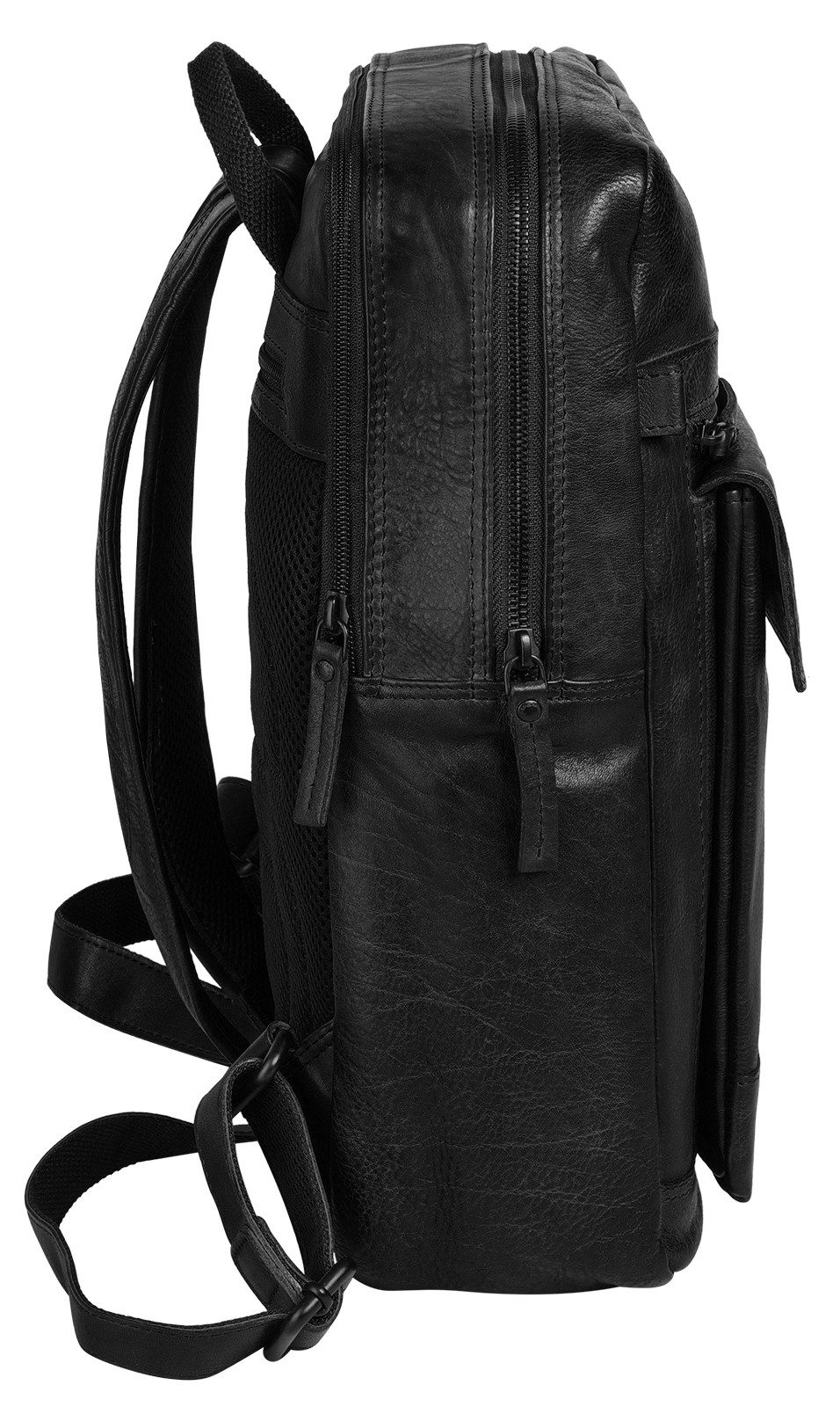 Spikes & Sparrow Laptoprugzak echt leder