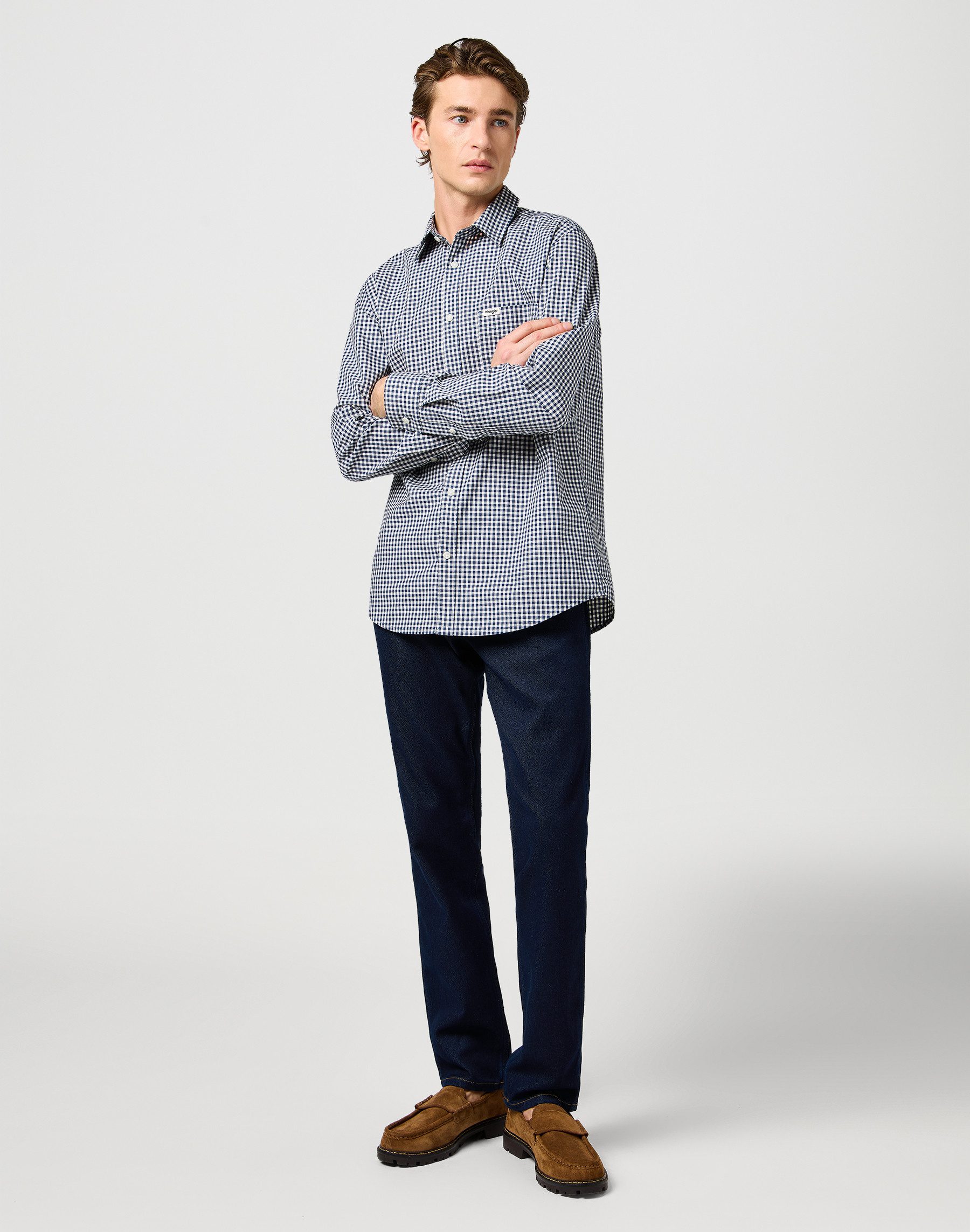 Wrangler 5-pocket jeans GREENSBORO Epic Soft episch zacht materiaal