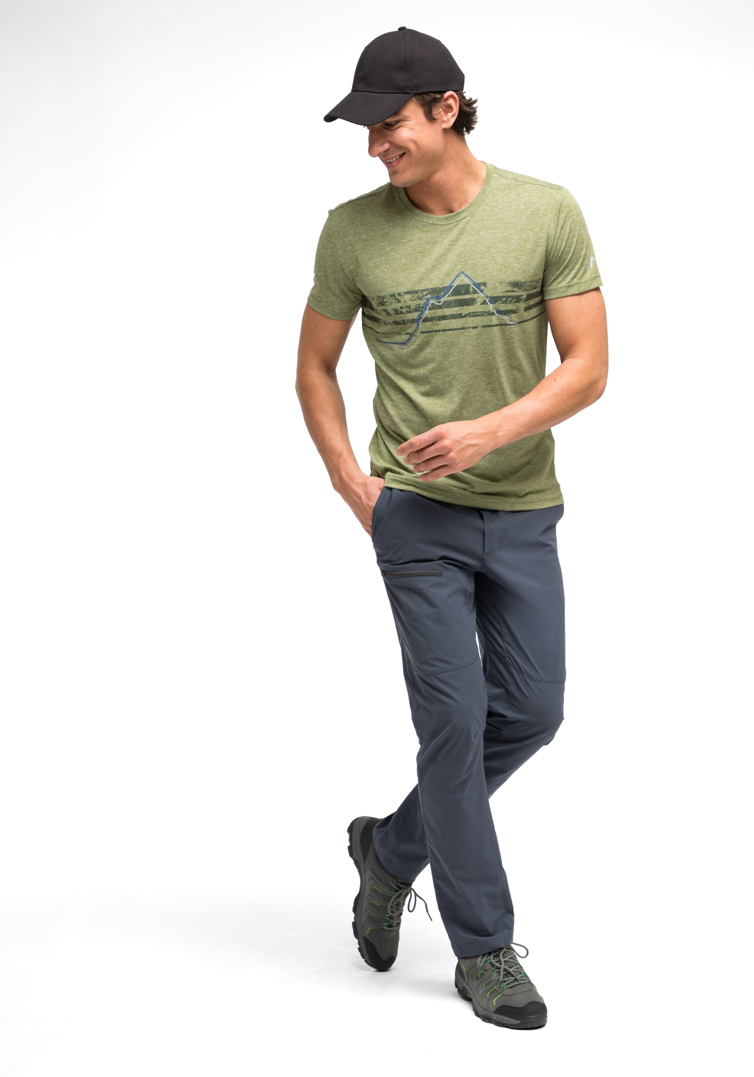 Maier Sports Functionele broek Fortunit M Heren wandelbroek, lichte ademende outdoorbroek, trekkingbroek