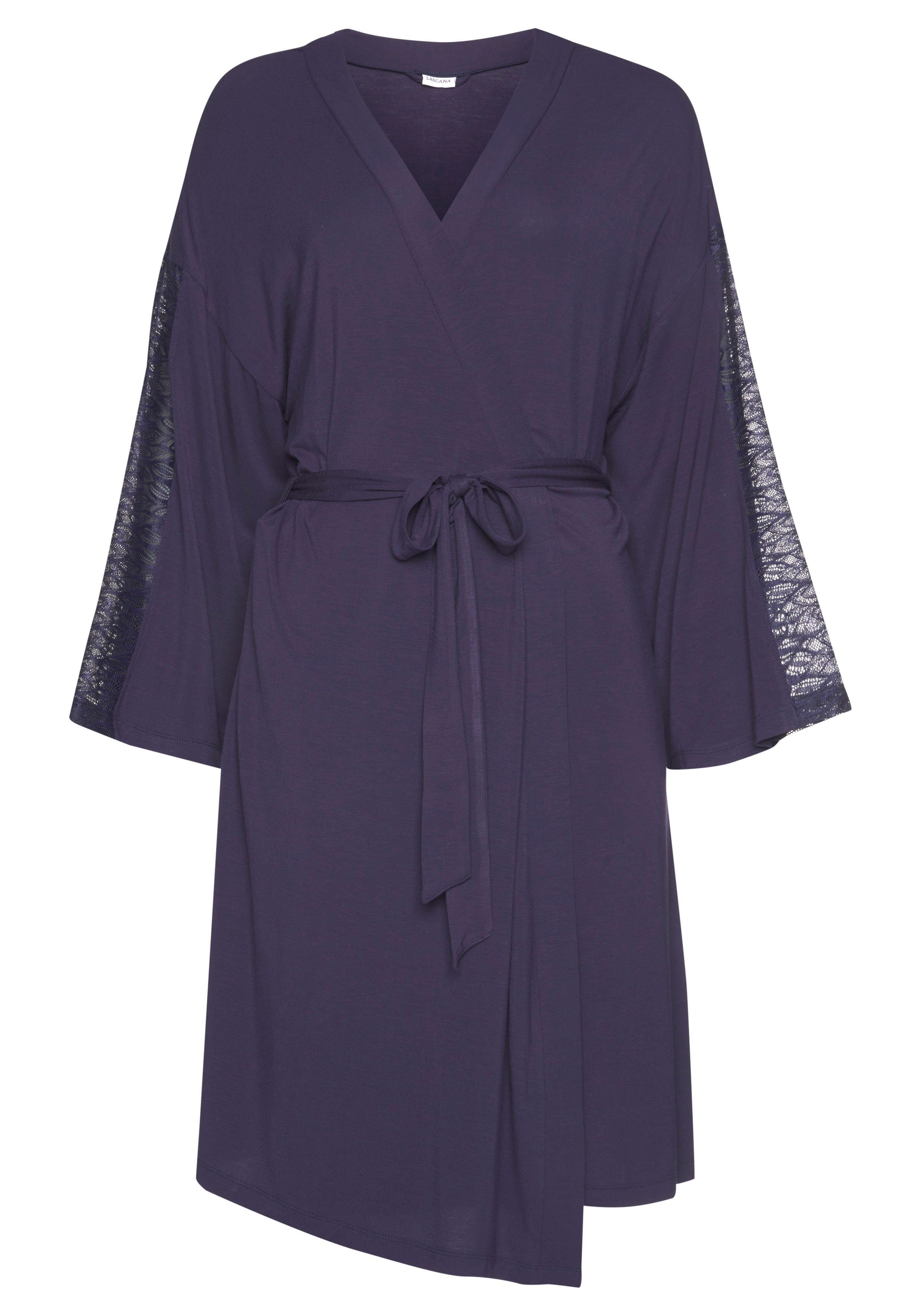 Lascana Kimono met kanten details
