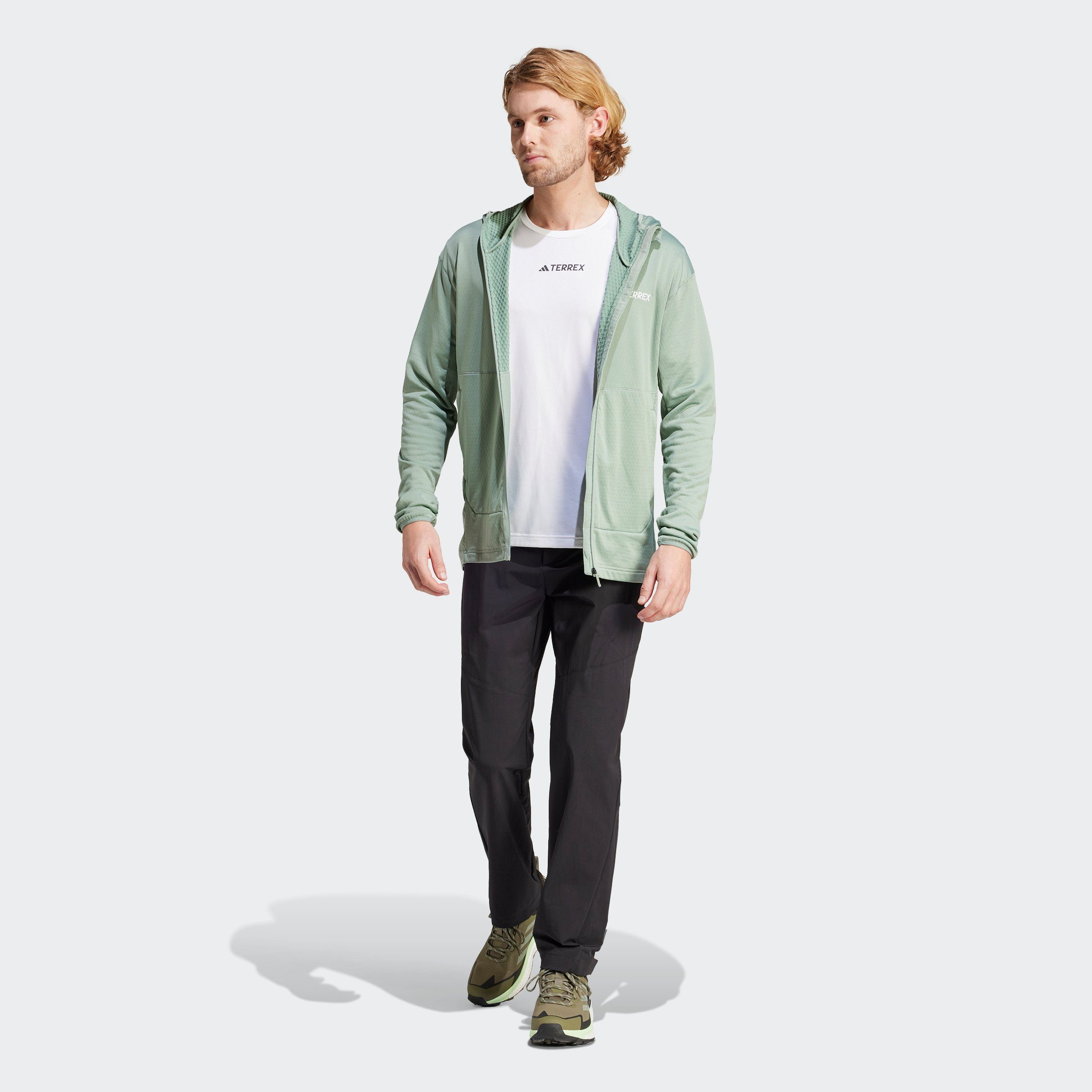 adidas TERREX Outdoorjack TERREX XPERIOR LIGHT FLEECE HOODED