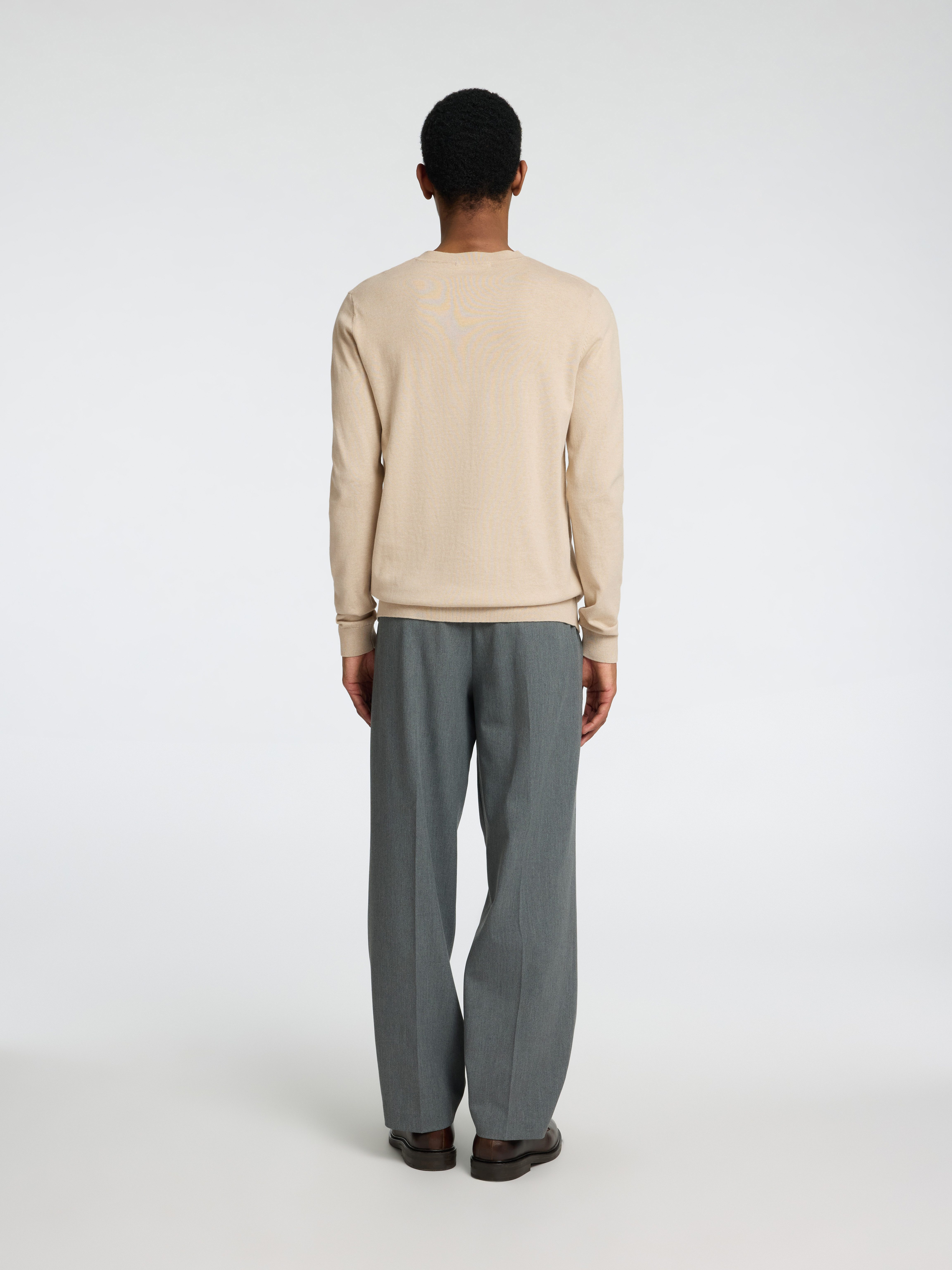 SELECTED HOMME Gebreide trui SLHBERG CREW NECK NOOS