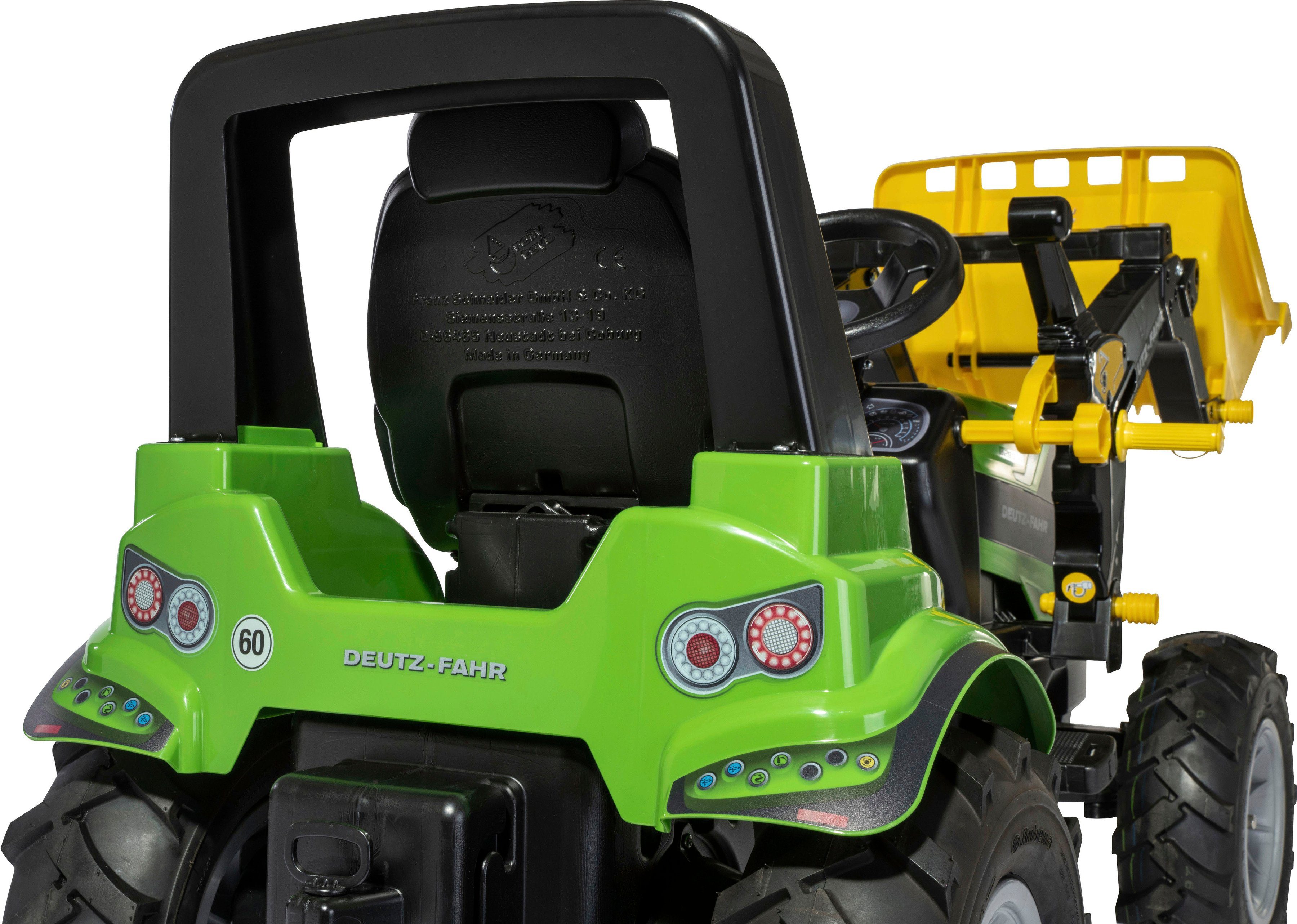 rolly toys® Traptractor RollyFarmtrac premium II Deutz 8280 TTV met voorlader en luchtbanden, bxdxh: 150x54x75 cm