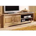 home affaire tv-meubel cubrix van mooi massief grenenhout, breedte 162 cm beige