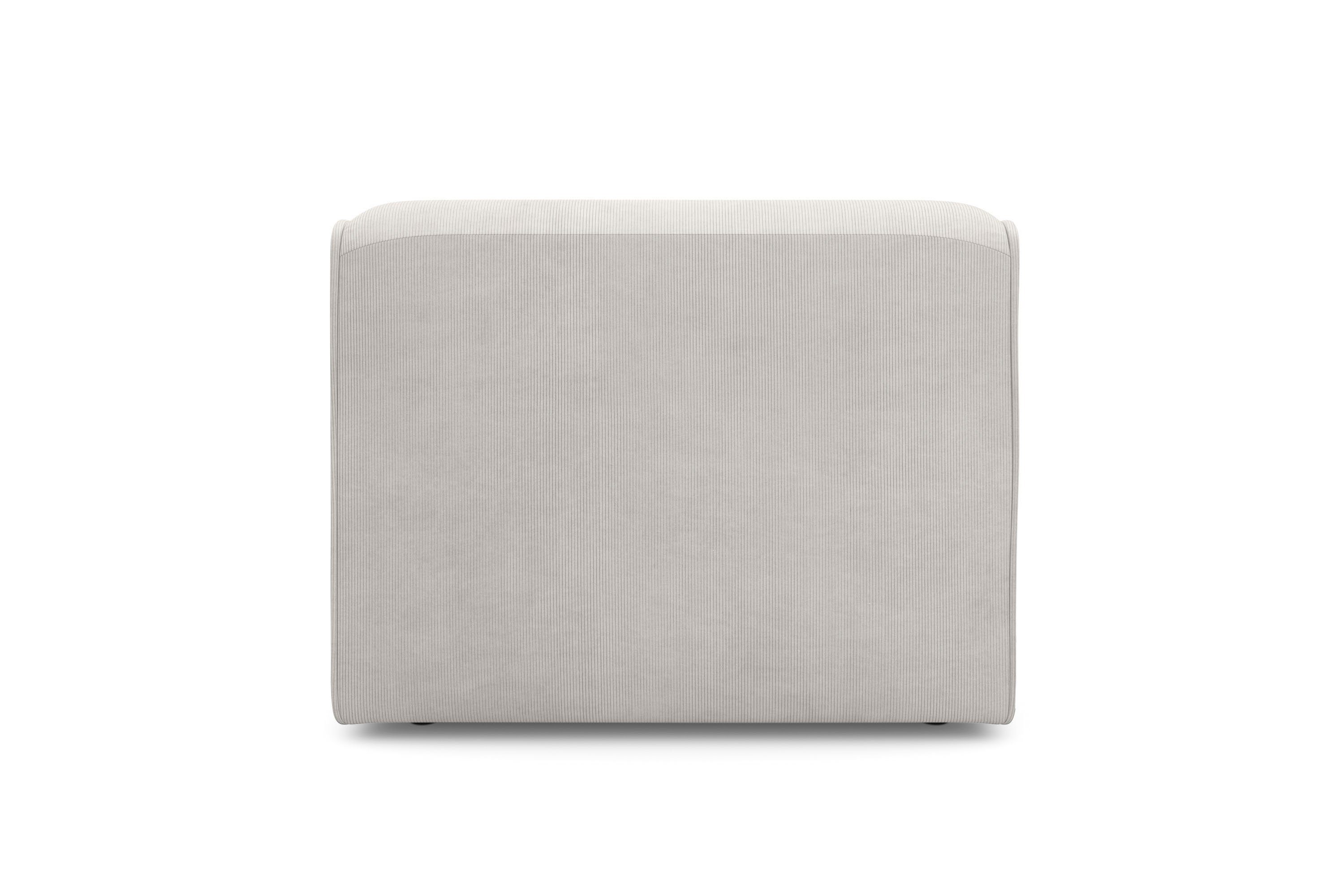 RAUM.ID Fauteuil Merid sofa-middenelement, afmetingen B/D/H: 84/97/46 cm als module of apart te gebruiken, voor individuele samenstelling