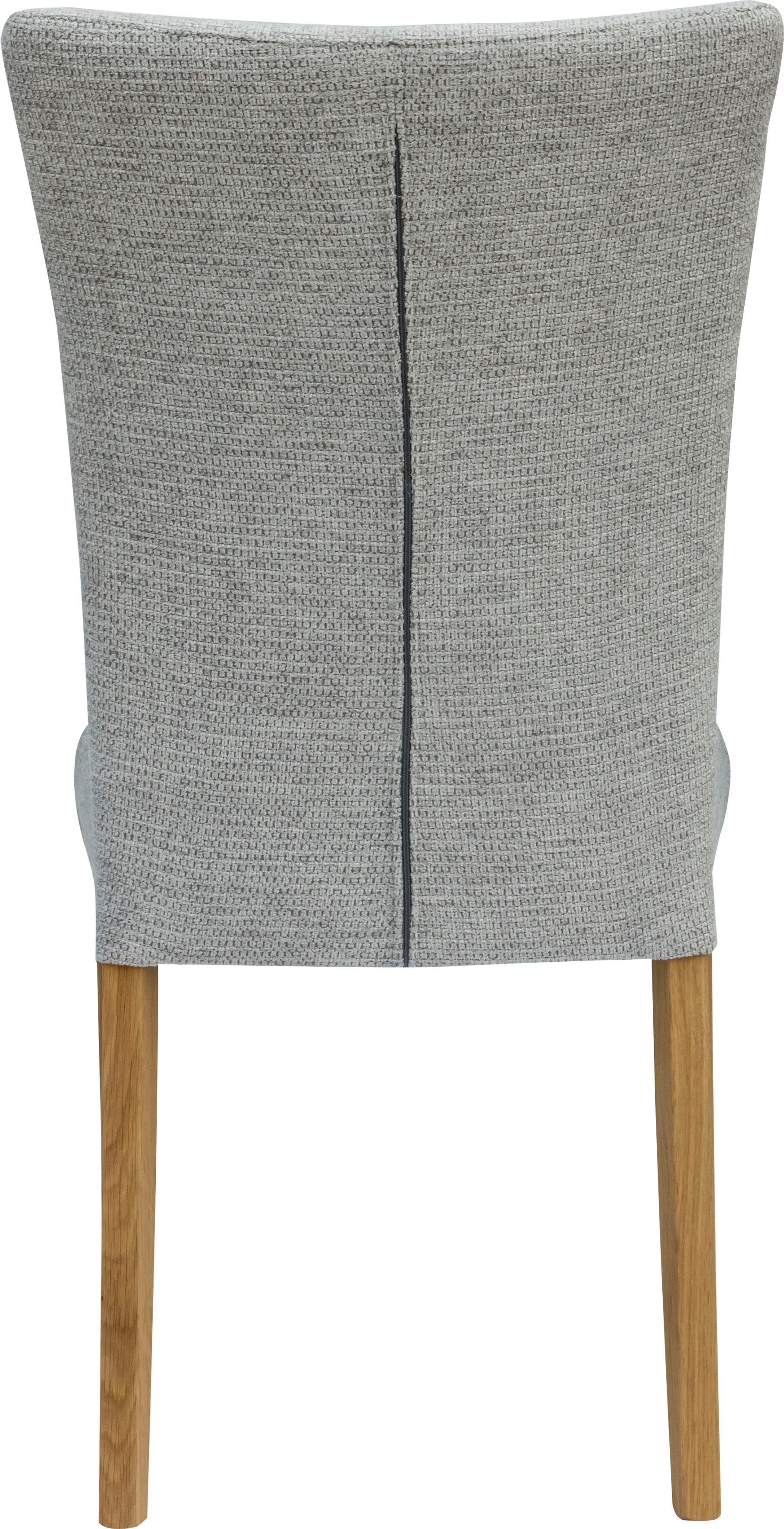 Home affaire Eetkamerstoel Aspen gestoffeerde stoel Massief houten frame, in veel bekledingskwaliteiten landhuis (set, 2 stuks)