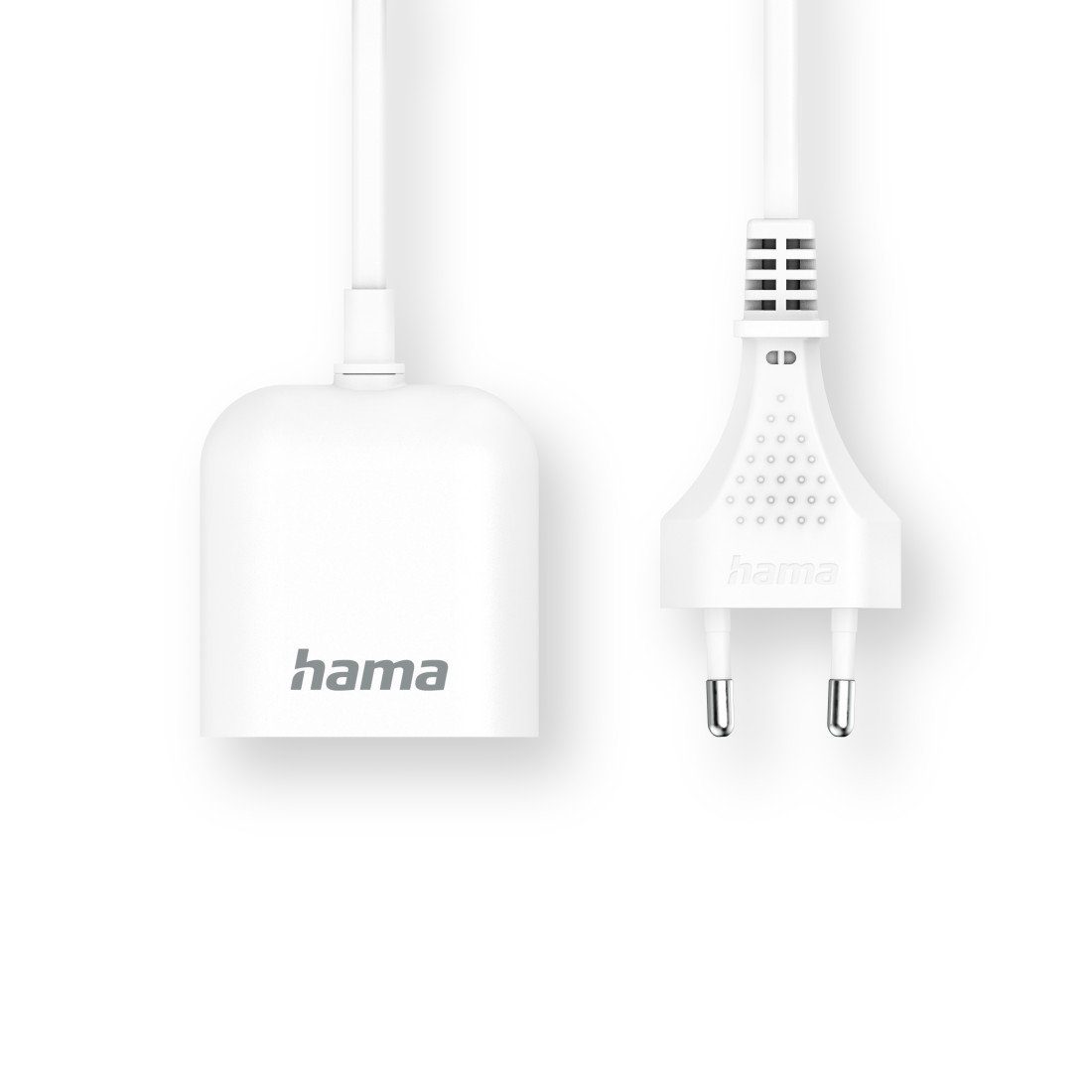 Hama USB-oplader USB voeding met 1,9 m lange kabel, 3,5A, 1x USB A, 1x USB C, wit