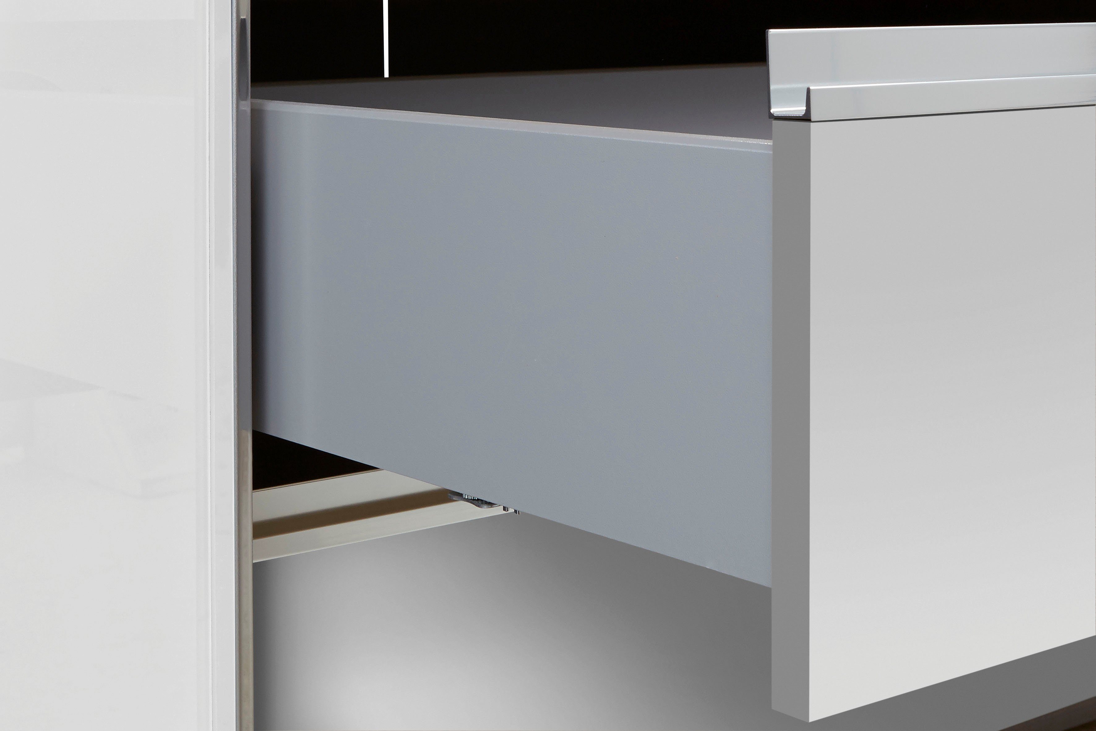 Wimex Zweefdeurkast Magic by fresh to go mooie extra: met draaibaar tv-element, fronten van glas
