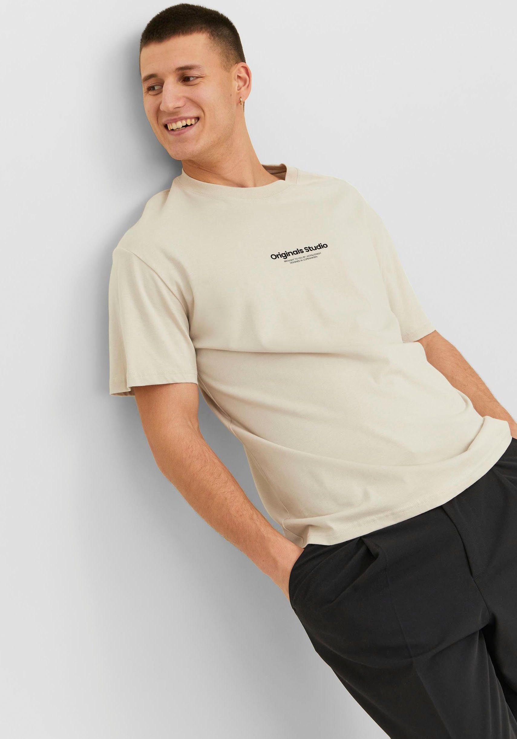 Jack & Jones Shirt met ronde hals JORVESTERBRO TEE SS CREW NECK NOOS