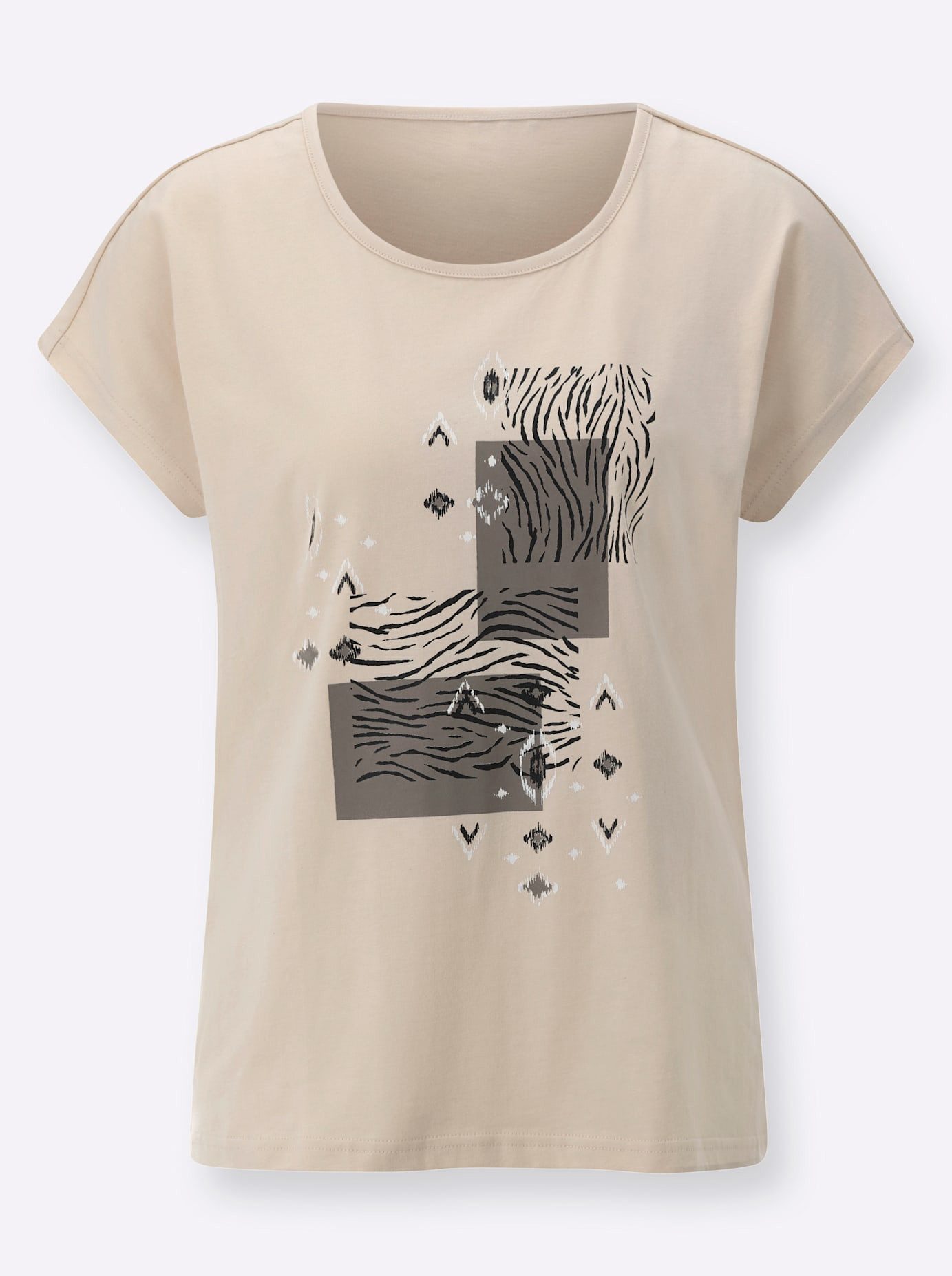 Classic Basics Shirt met ronde hals (1-delig)