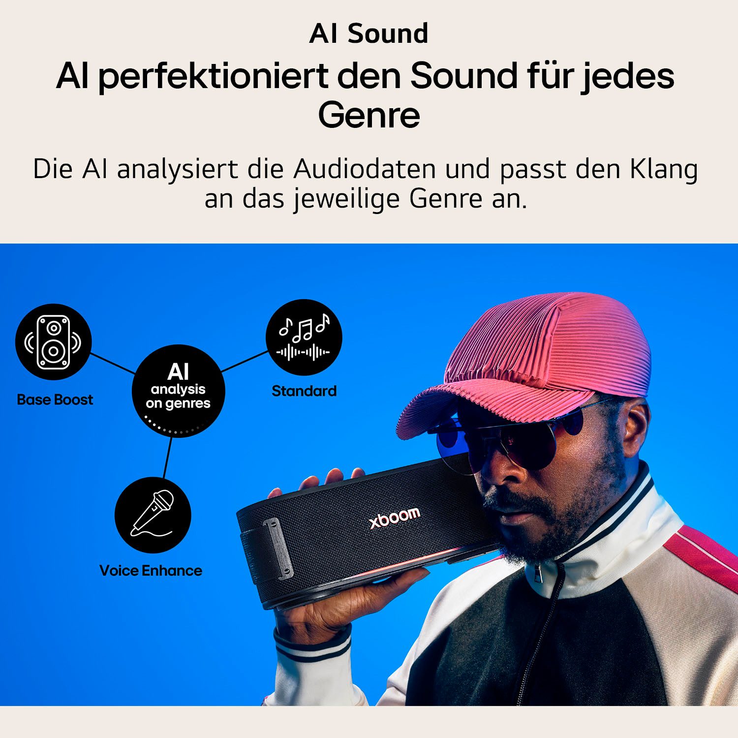 LG Bluetoothluidspreker Xboom BOUNCE