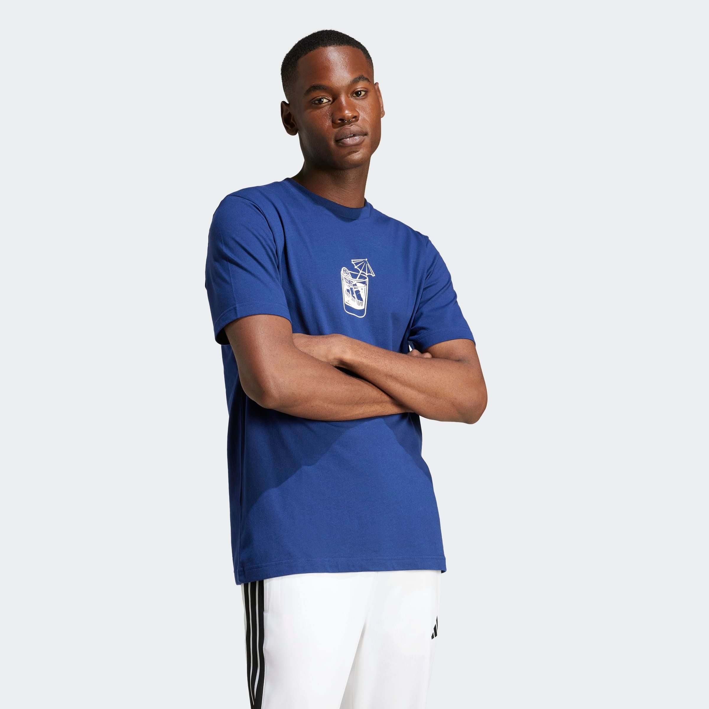 adidas Sportswear T-shirt M L DRINK TEE