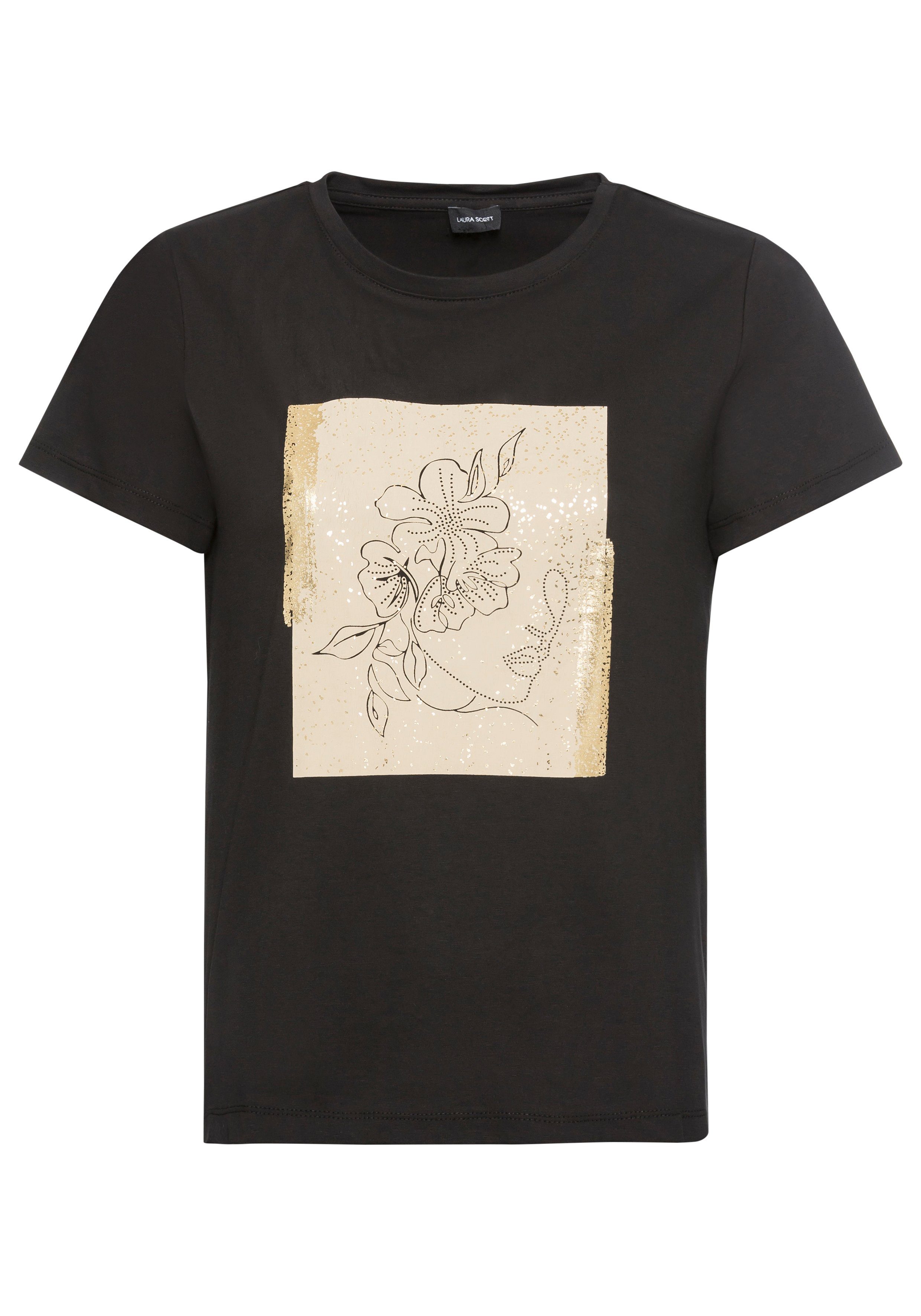 Laura Scott T-shirt met gouden print