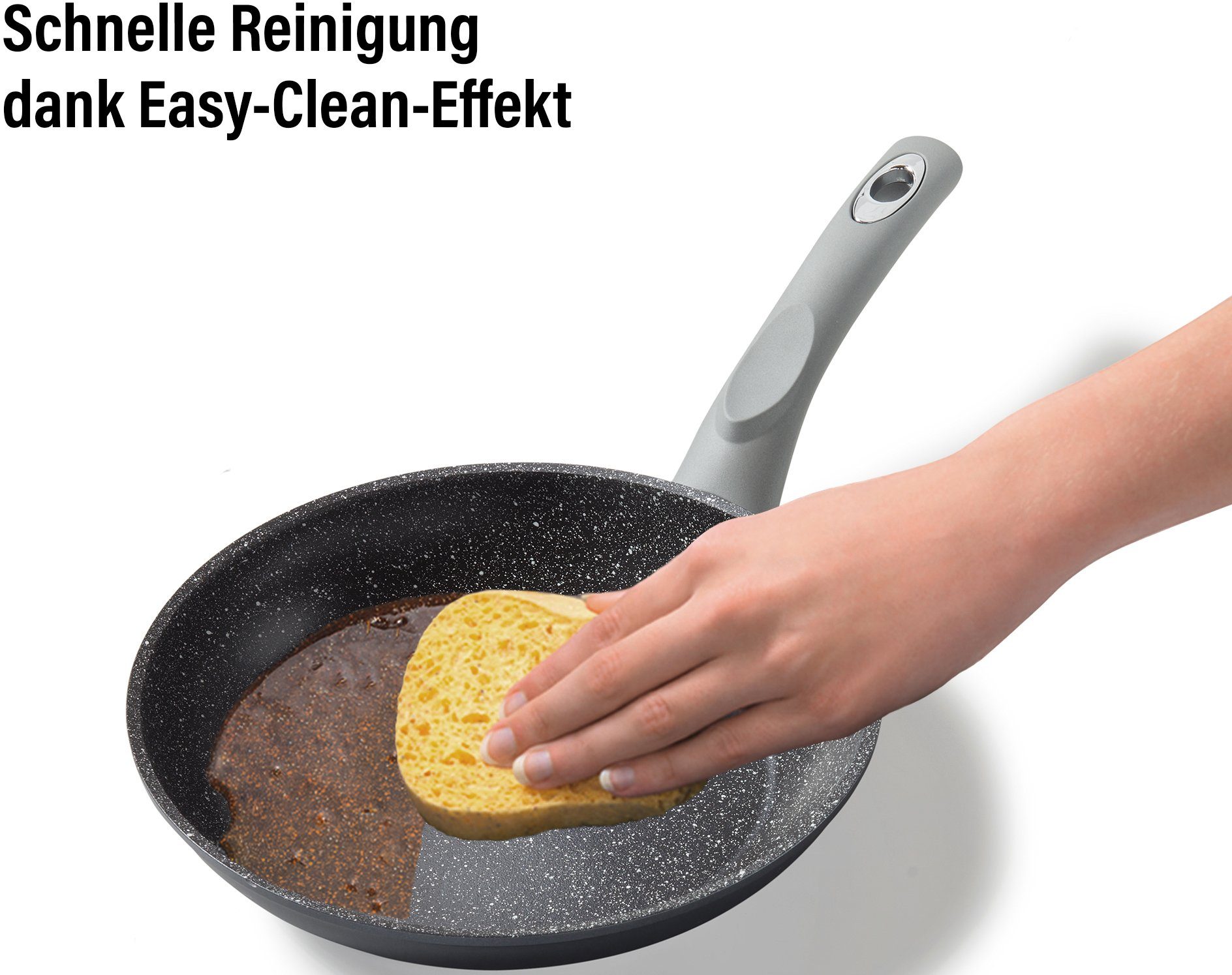 STONELINE Koekenpan Gourmundo Made in Germany, STONELINE®-antiaanbaklaag, inductie, inductie (1-delig)