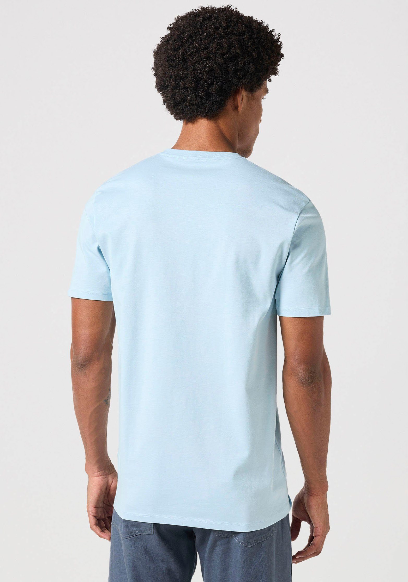 Wrangler Shirt met korte mouwen met logoborduursel op borsthoogte