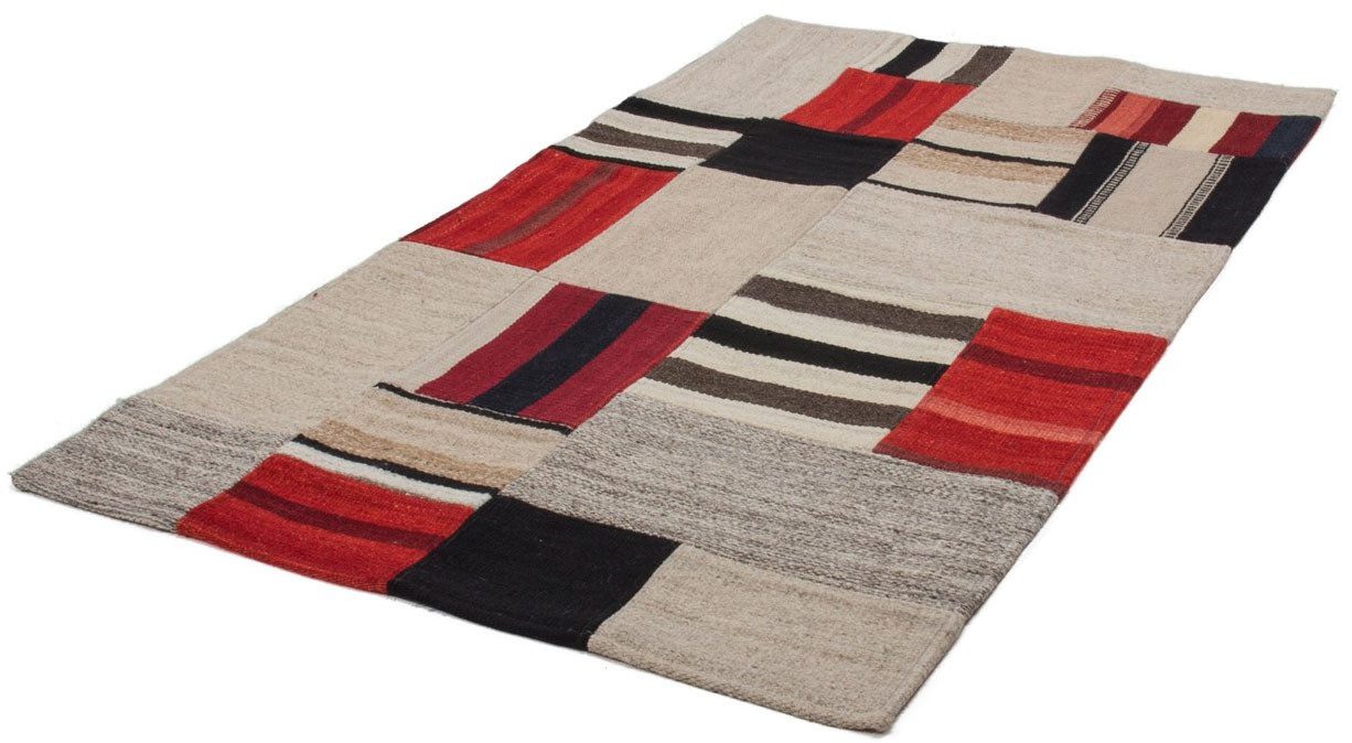 Kayoom Vloerkleed Radical 240 Handgeweven jacquard-kilim, hoogwaardige materiaalcombinatie