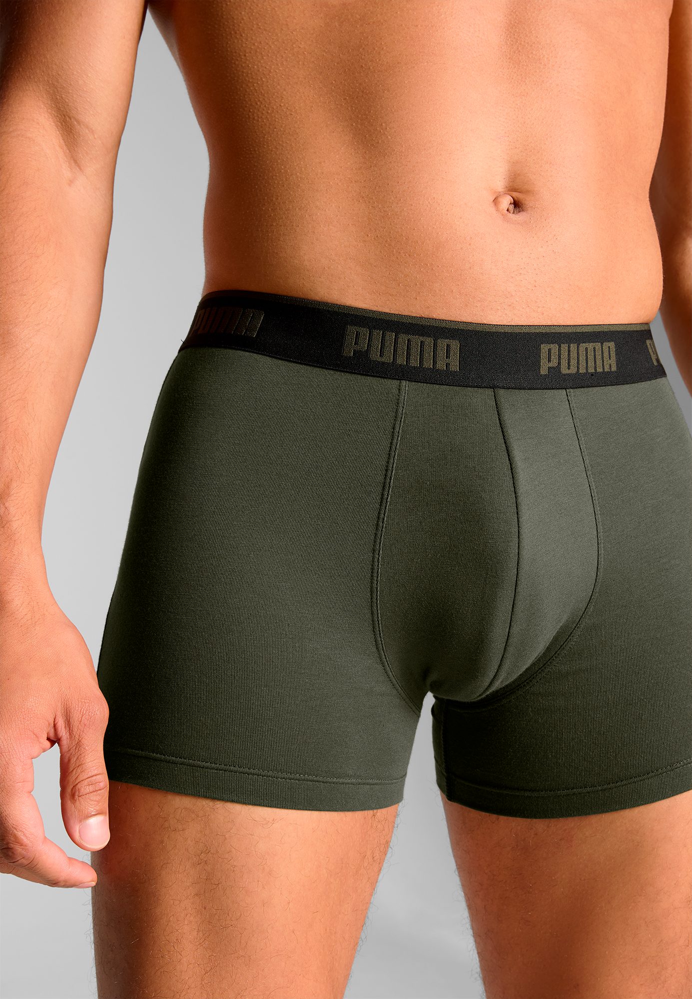 PUMA Boxershort PUMA MEN EVERYDAY BASIC BOXERS 3P Comfortabele elastische logotailleband (Set van 3)