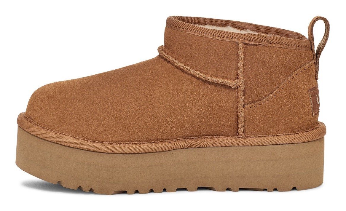 UGG Boots zonder sluiting KIDS' CLASSIC ULTRA MINI PLATFORM , plateaulaarzen, boots, winterboots met plateau