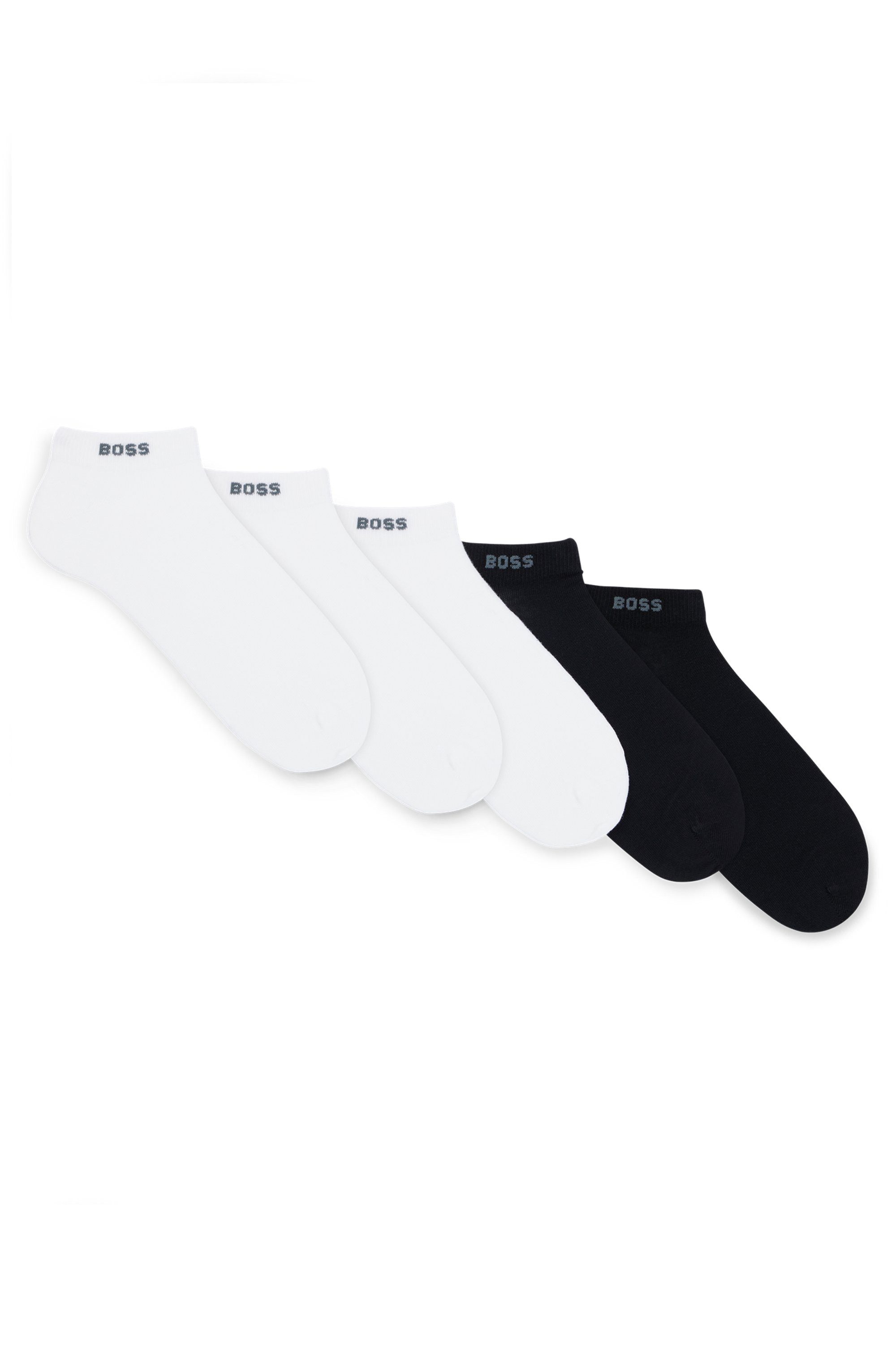 BOSS Sneakersokken 5P AS Uni Color CC (set, 5 paar, 5er)