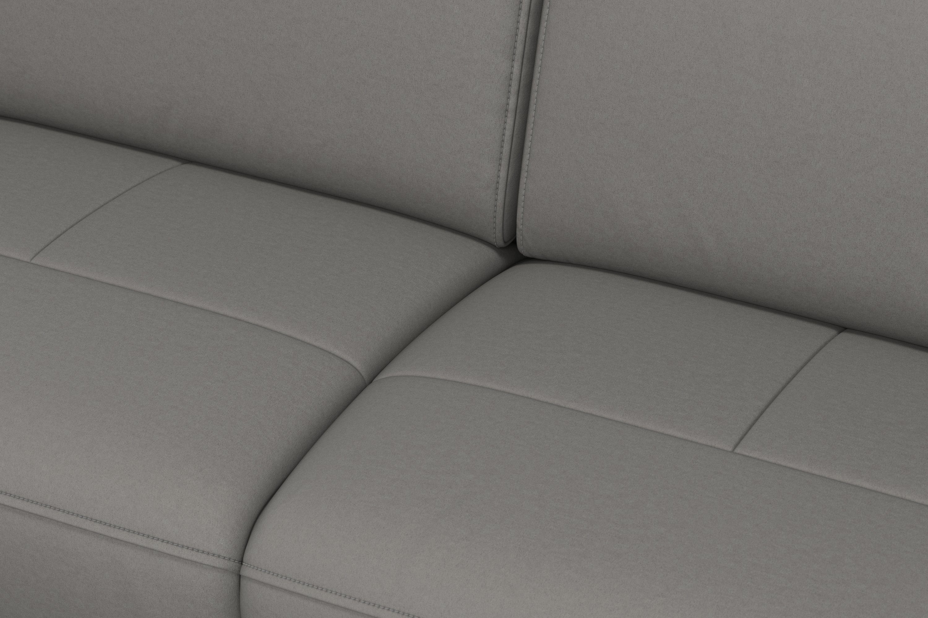 sit&more Hoekbank Freetown L-vorm met verstelbare hoofdsteun en comfortabele binnenvering