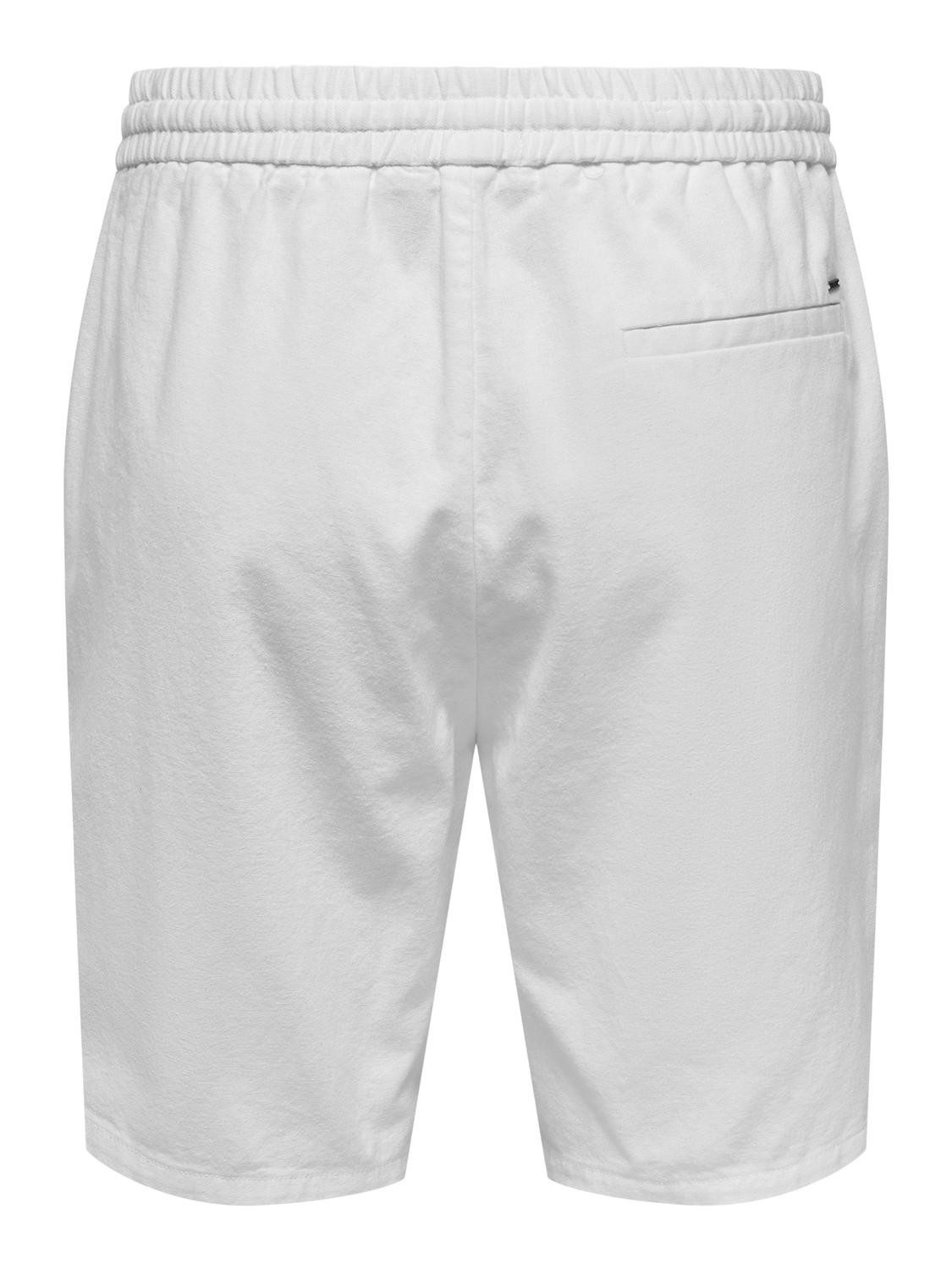 ONLY & SONS Short ONSLINUS 0007 COT LIN SHORTS NOOS