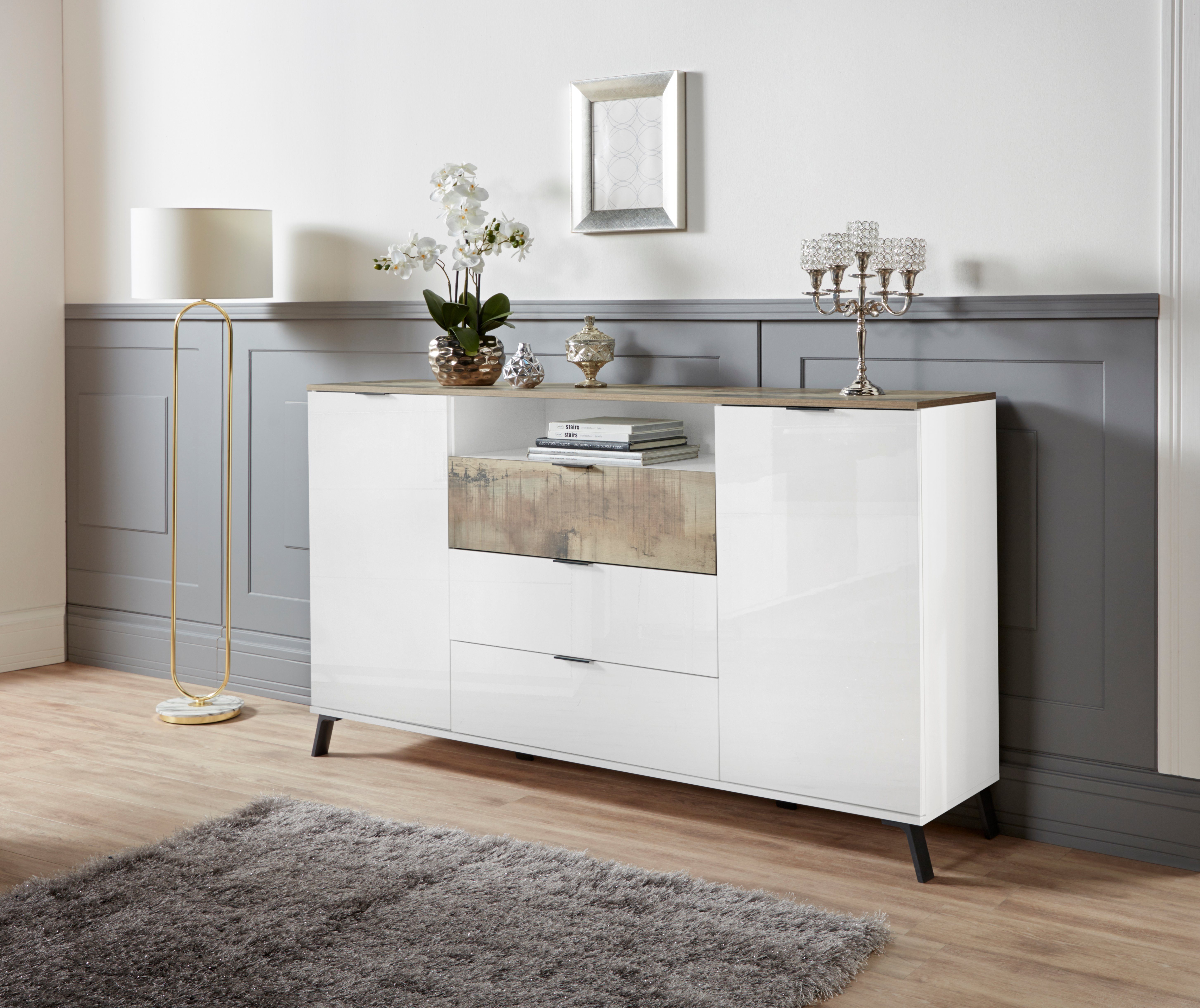 INOSIGN Highboard CASANOVA Hoogte ca. 100 cm