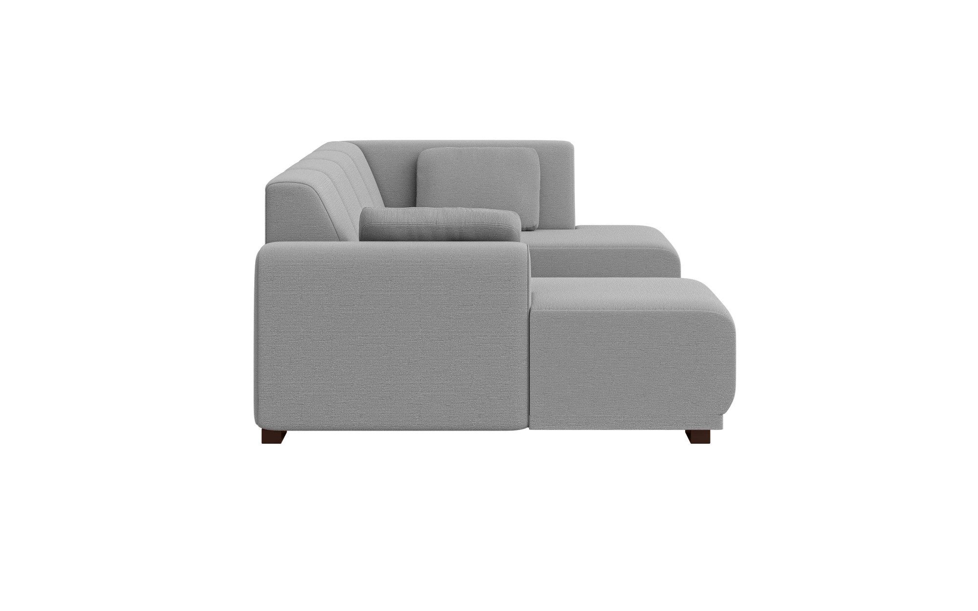 Home affaire Zithoek BORNHOLM U-vorm met chaise longue rechts/links, B/D/H: 300/162/85 cm U-vorm met golvende ondervering, chaise longue rechts of links bestelbaar