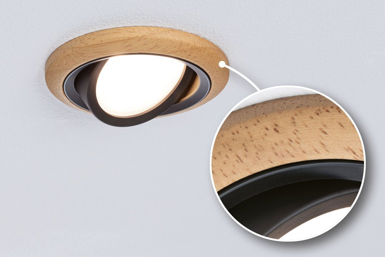 Paulmann Ledinbouwlamp LED inbouwlamp Lanati 3-pack 3x6W 3x470lm 230V 2700K (3 stuks)