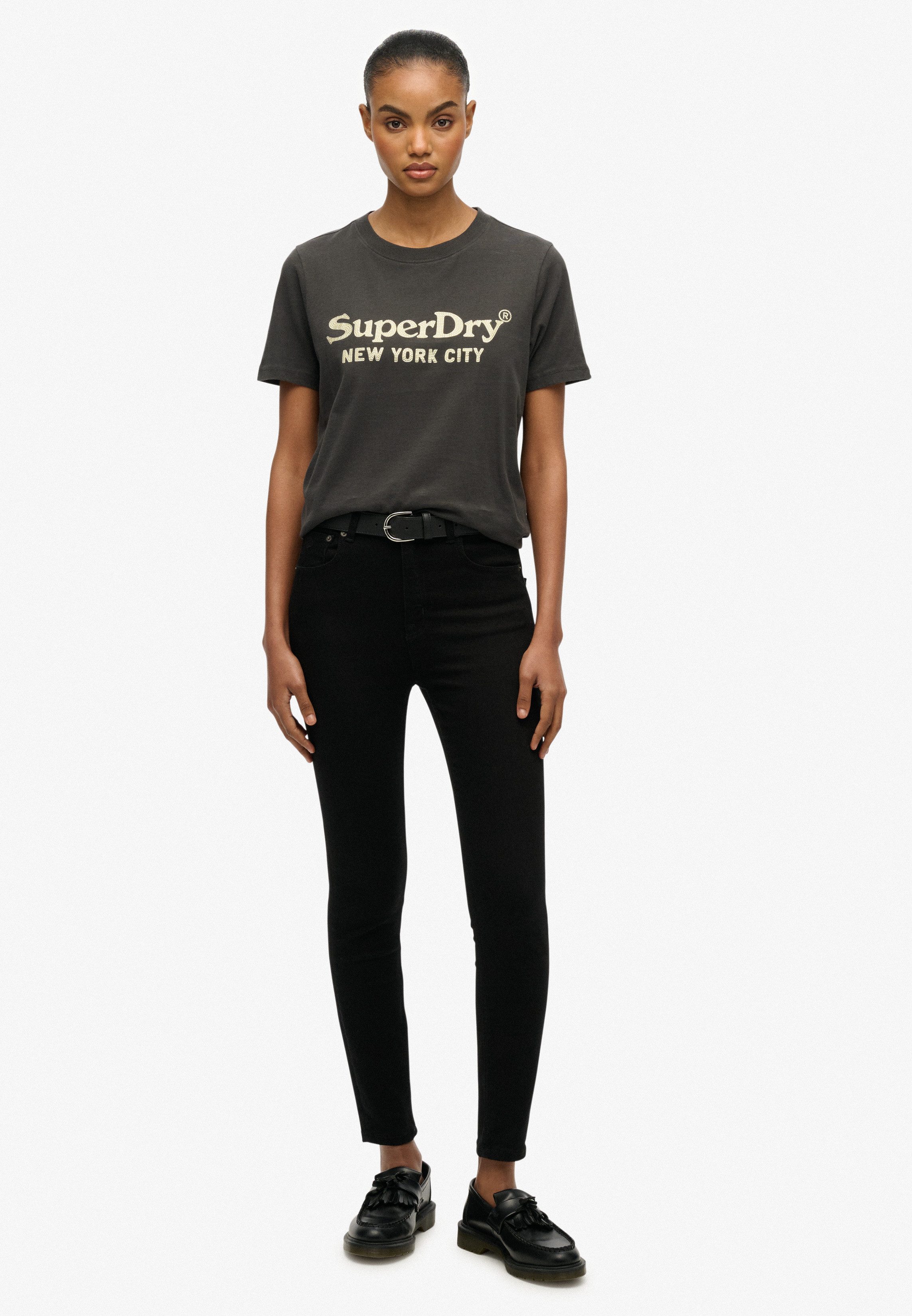 Superdry Shirt met print BRAND MARK RELAXED TEE