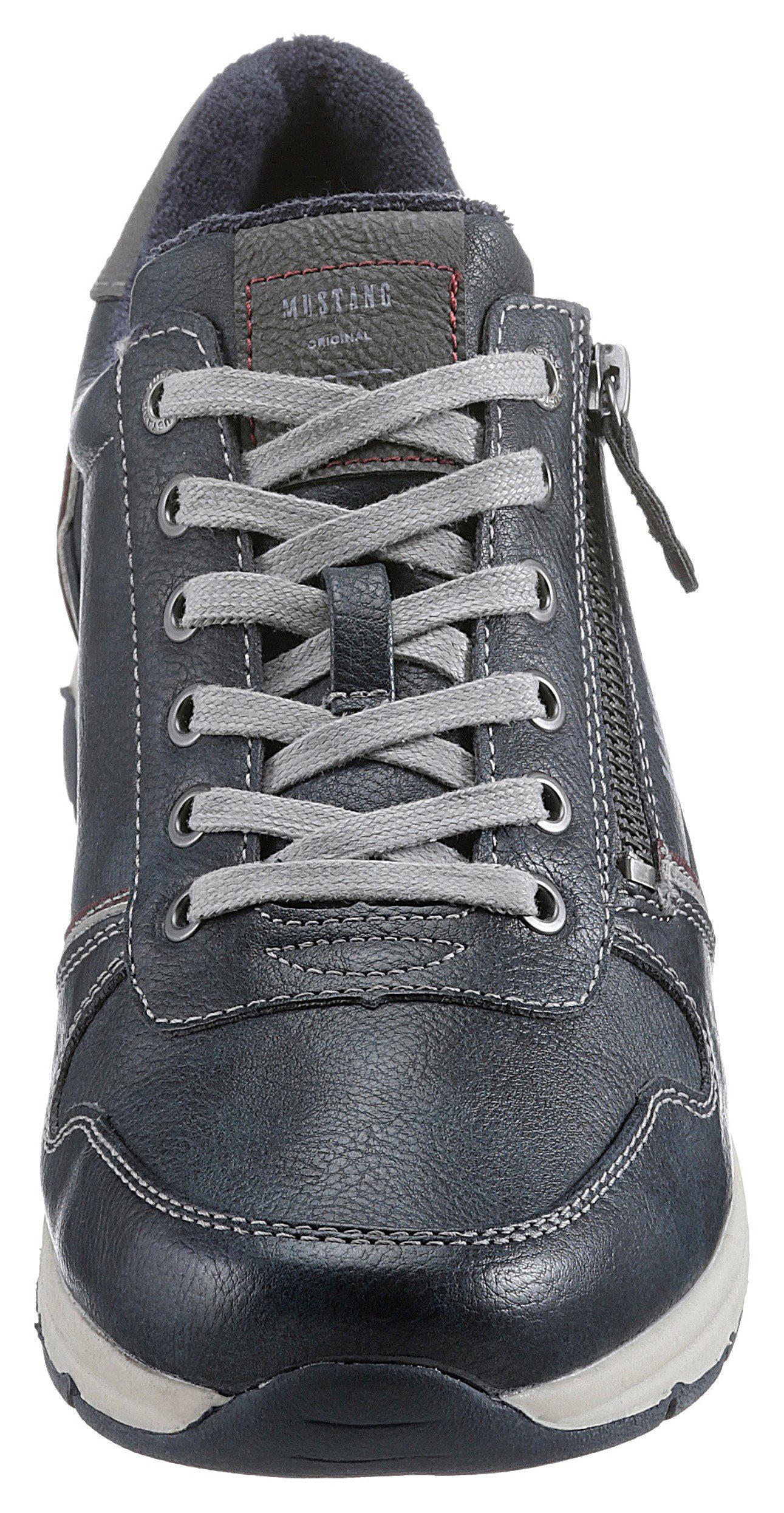 Mustang Shoes Sneakers met rits, vrijetijdsschoen, lage schoen, veterschoen