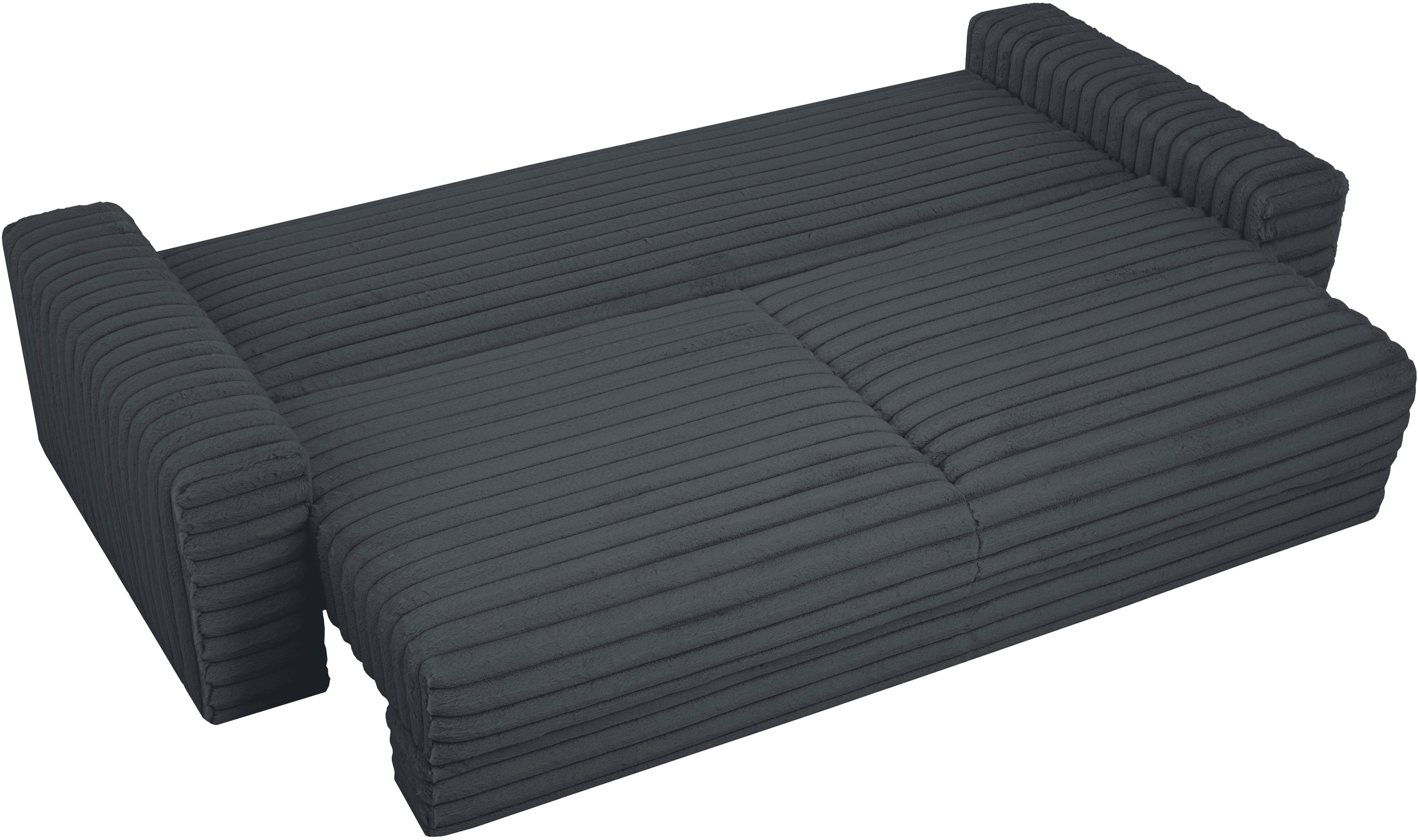 LeGer Home by Lena Gercke Slaapbank Imoga, kussen met slaapfunctie, 3-zits bank, bank met bedlade in moderne kleuren en stoffen, bedfunctie, ligoppervlak: 200x150 cm