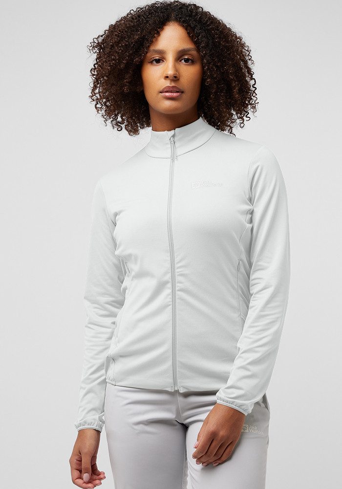 Jack Wolfskin Prelight Trail FZ Women Functioneel jack met lange mouwen Dames XS cool grey Cool Grey