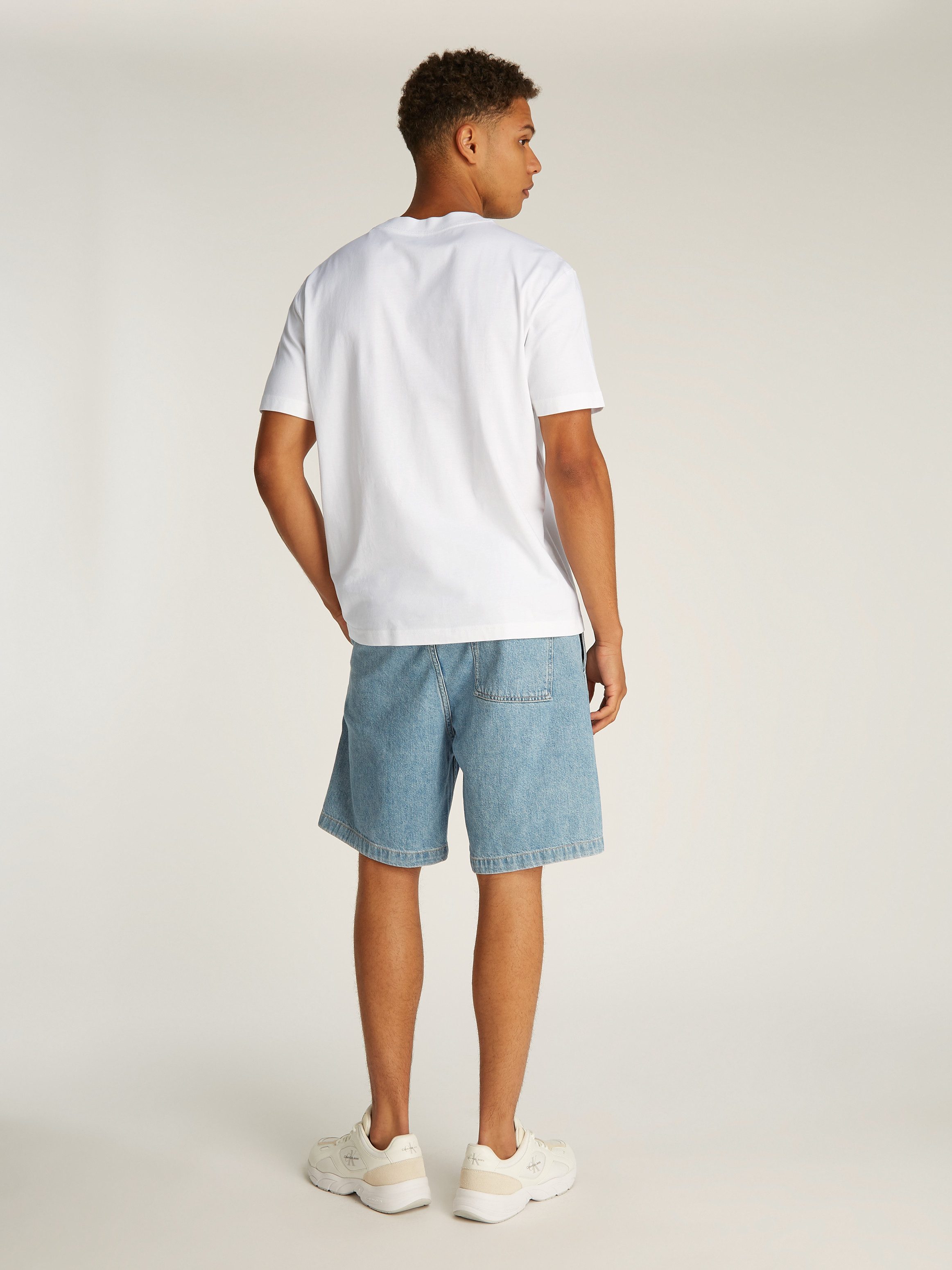 Calvin Klein T-shirt MONOLOGO SHIFT TEE met grote logoprint